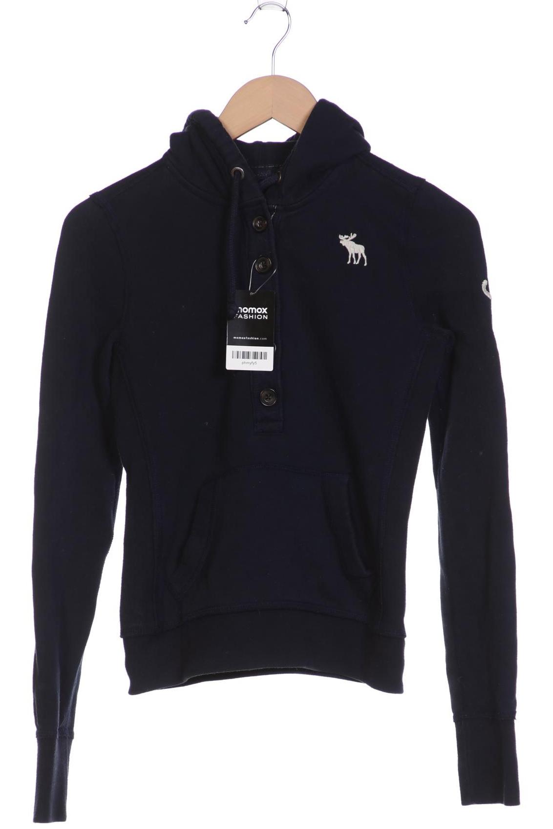 

Abercrombie & Fitch Damen Kapuzenpullover, marineblau, Gr. 36