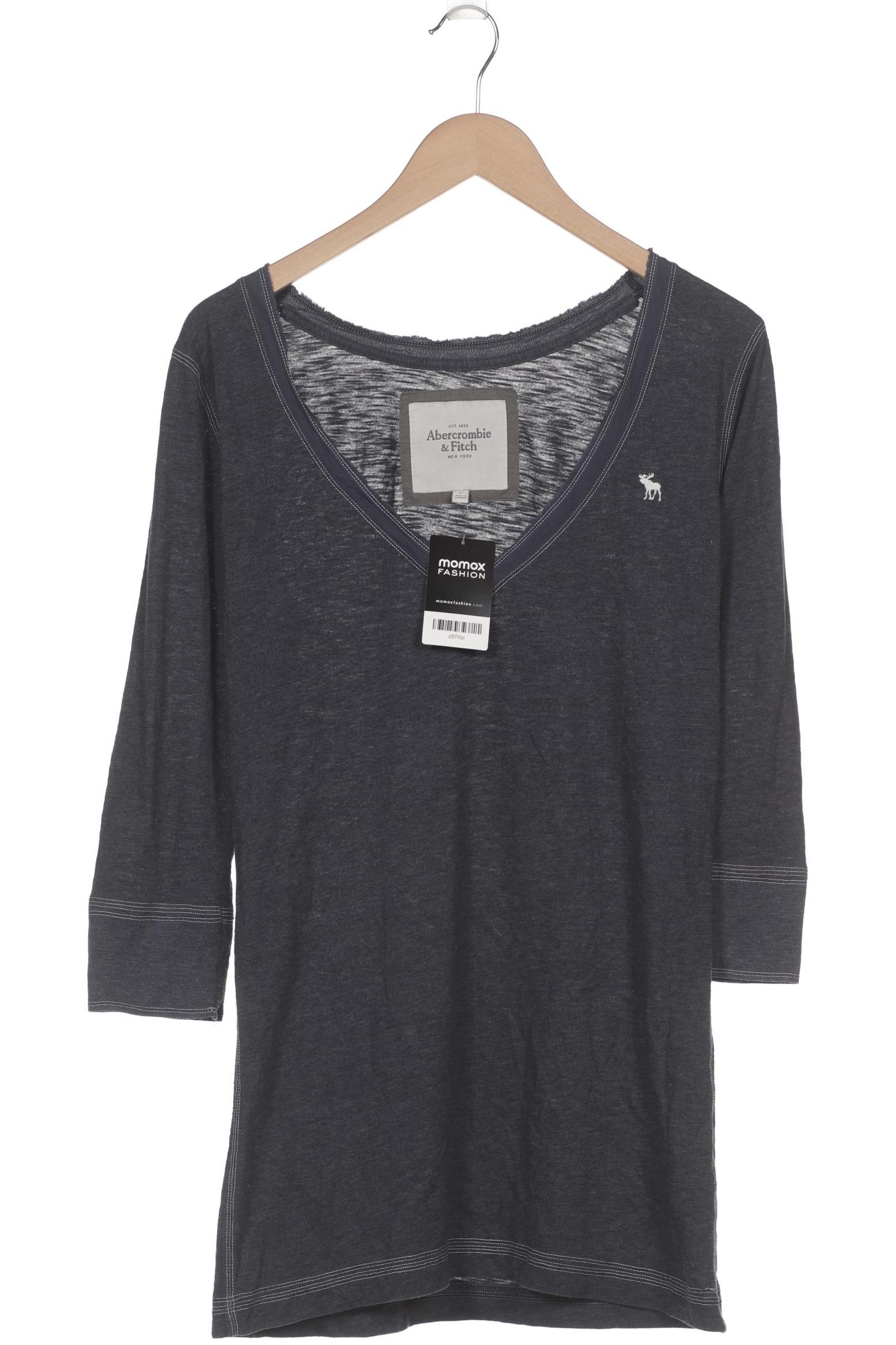

Abercrombie & Fitch Damen Langarmshirt, marineblau, Gr. 42