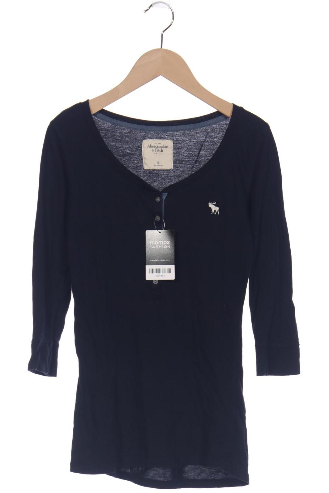 

Abercrombie & Fitch Damen Langarmshirt, marineblau