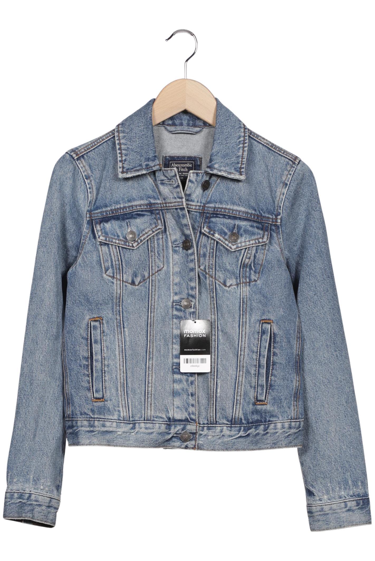 

Abercrombie & Fitch Damen Jacke, hellblau, Gr. 34