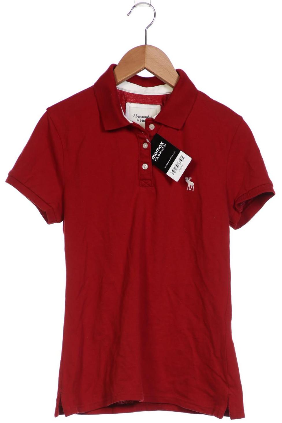 

Abercrombie & Fitch Damen Poloshirt, rot, Gr. 36