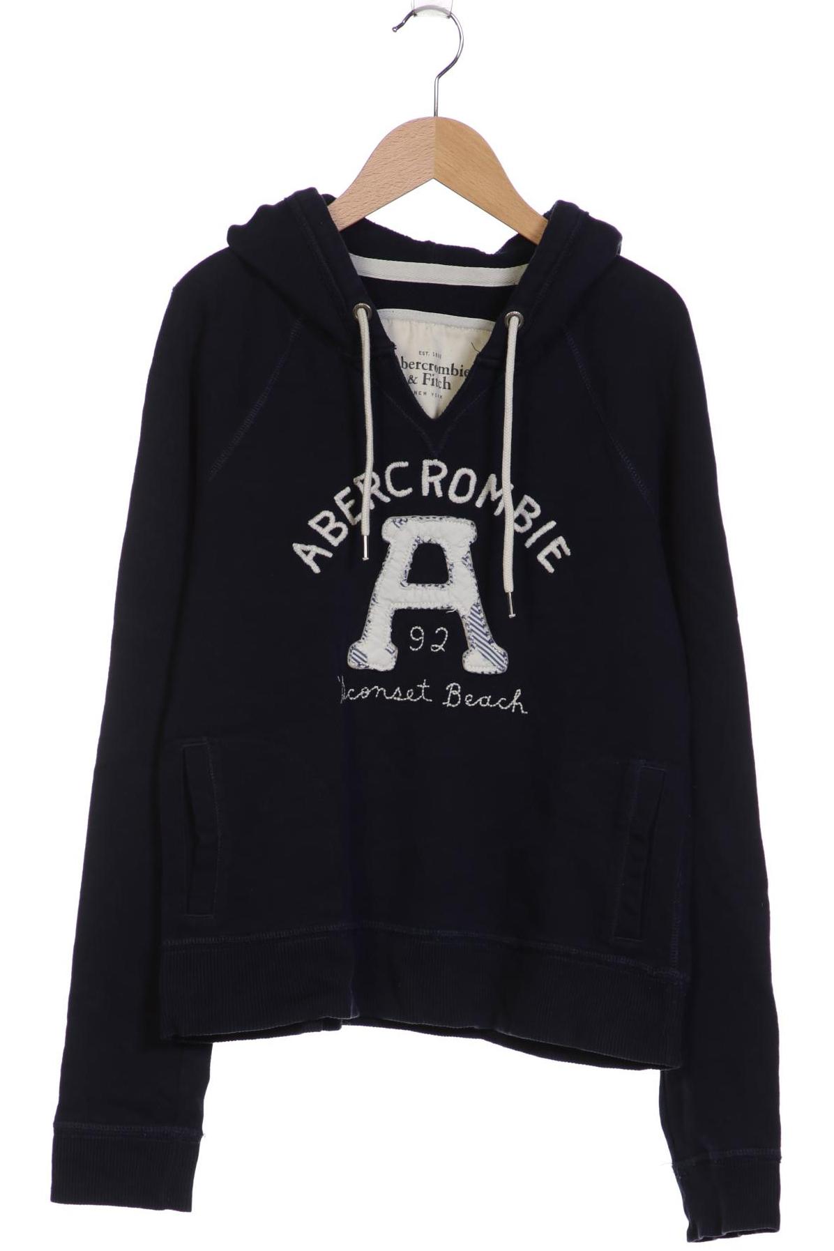

Abercrombie & Fitch Damen Kapuzenpullover, marineblau, Gr. 42