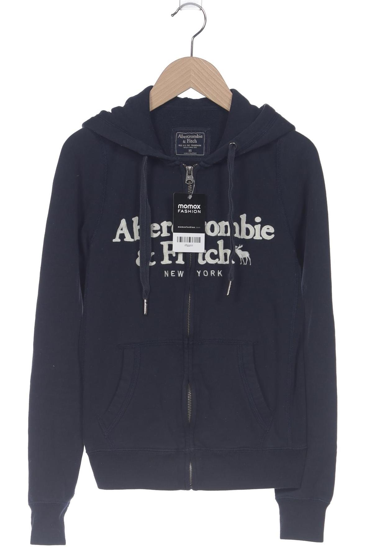 

Abercrombie & Fitch Damen Kapuzenpullover, marineblau, Gr. 34