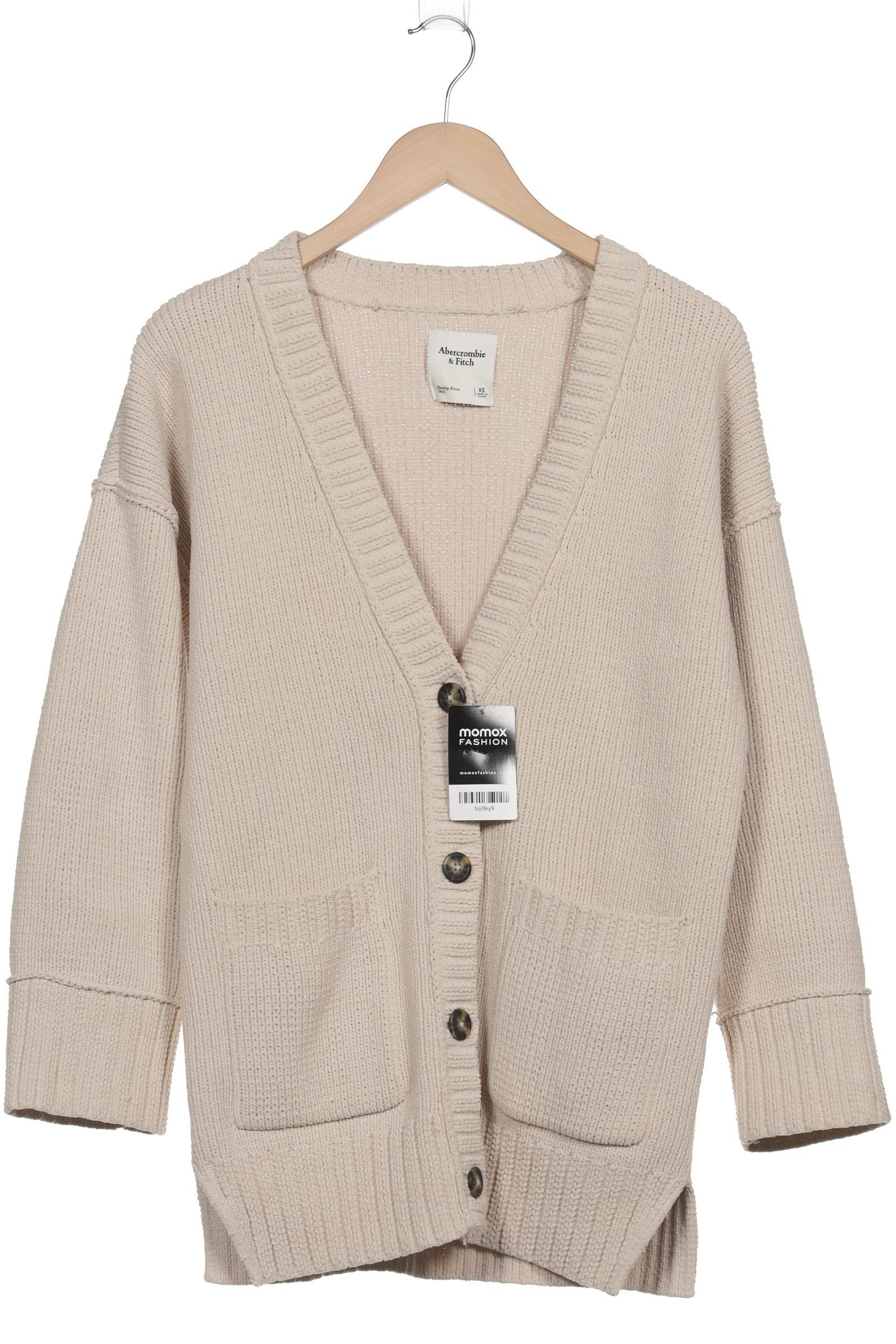 

Abercrombie & Fitch Damen Strickjacke, cremeweiß, Gr. 34