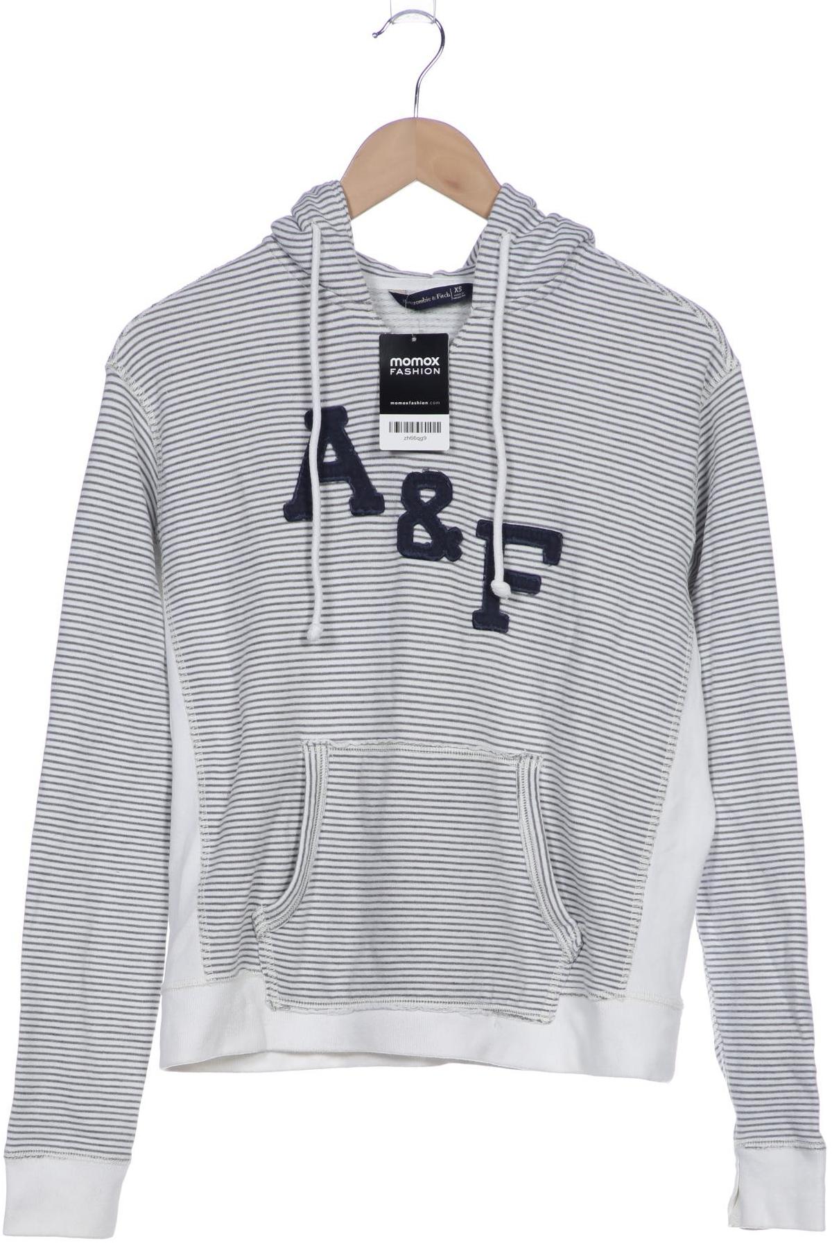 Thumbnail - Abercrombie &amp; Fitch Damen Kapuzenpullover, weiß, Gr. 34