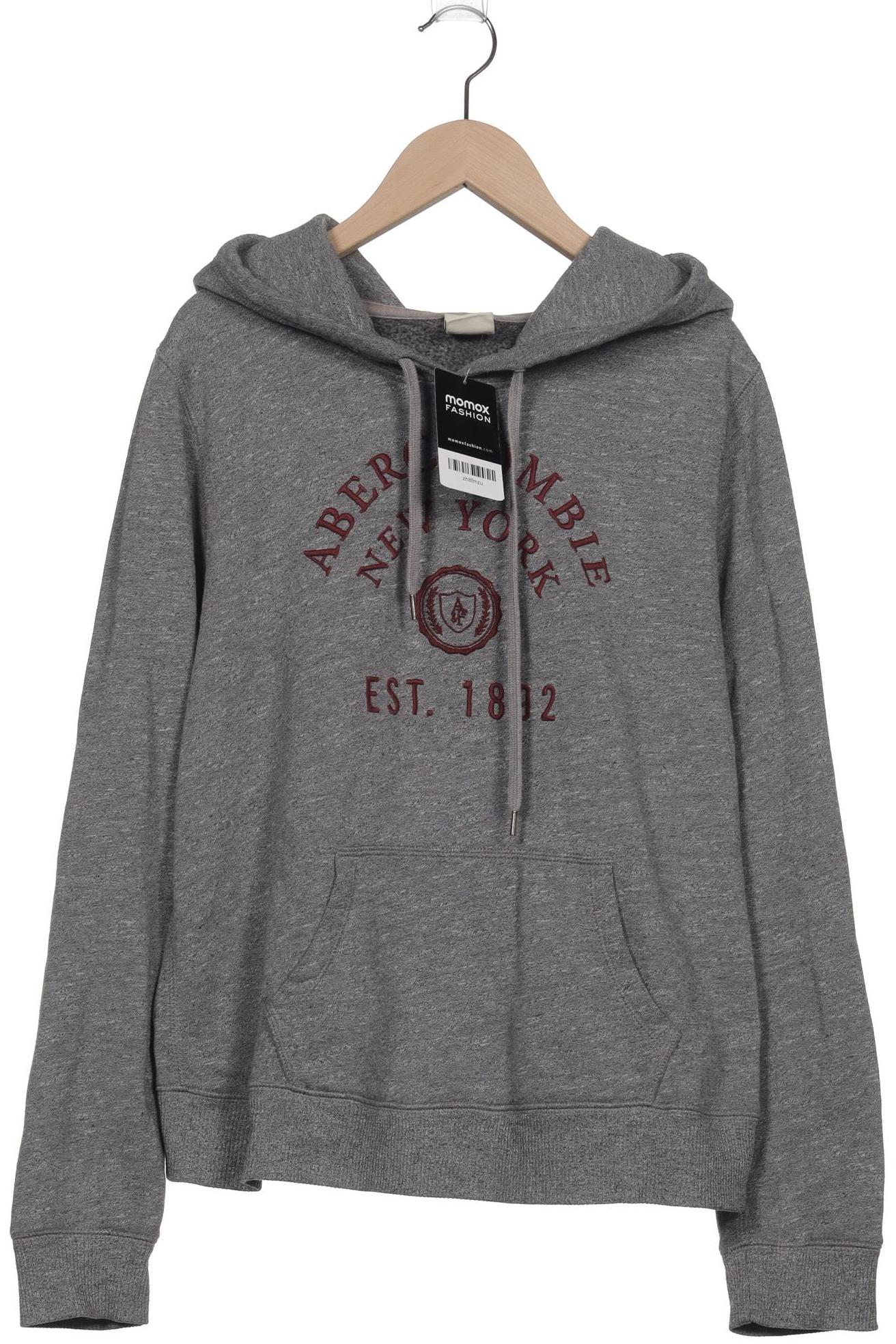 

Abercrombie & Fitch Damen Kapuzenpullover, grau, Gr. 42