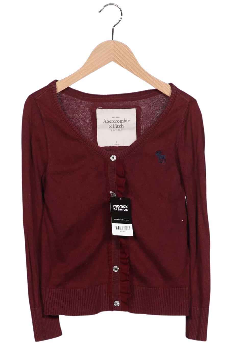 

Abercrombie & Fitch Damen Strickjacke, bordeaux, Gr. 36