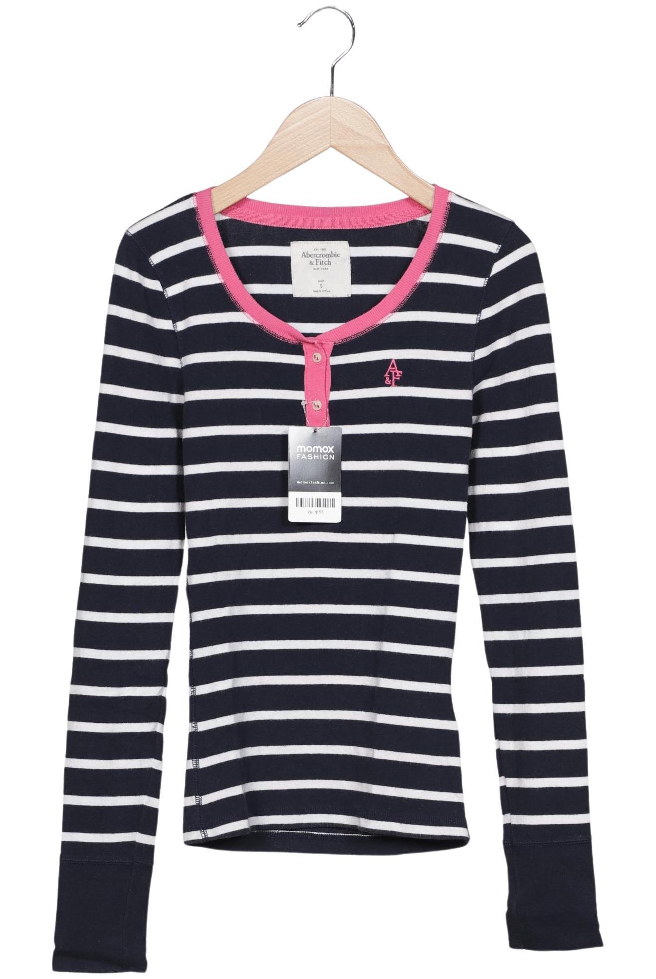 

Abercrombie & Fitch Damen Langarmshirt, marineblau, Gr. 36