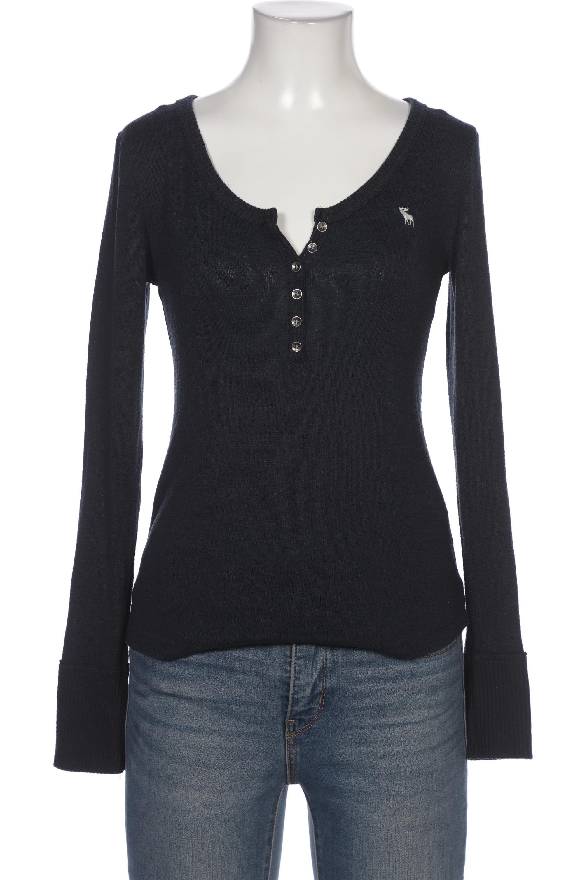 

Abercrombie & Fitch Damen Langarmshirt, marineblau, Gr. 36