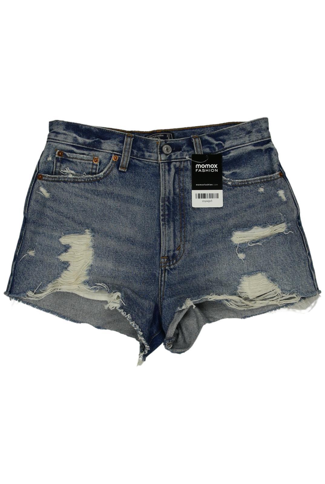 

Abercrombie & Fitch Damen Shorts, blau, Gr. 27