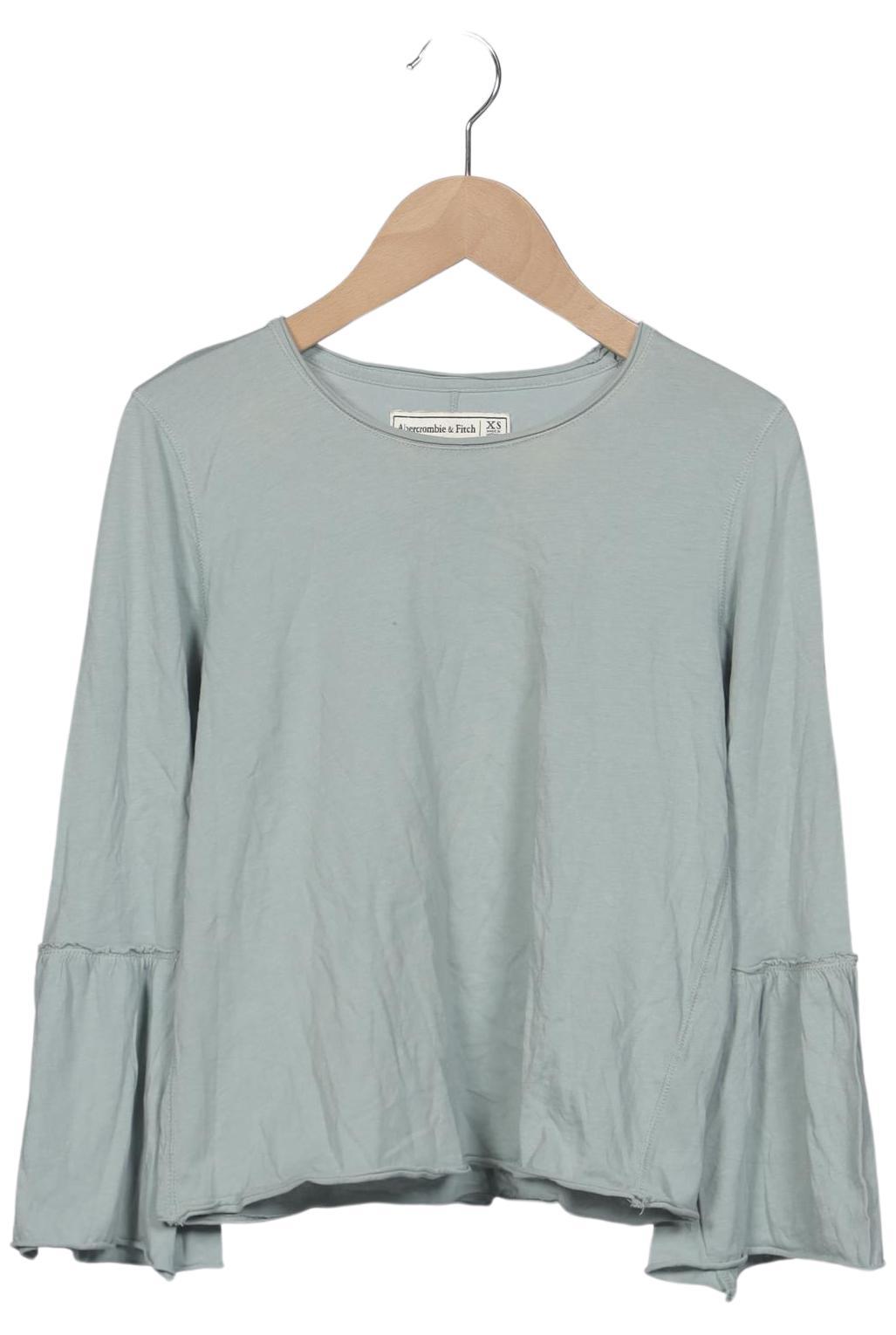 

Abercrombie & Fitch Damen Langarmshirt, hellblau, Gr. 34