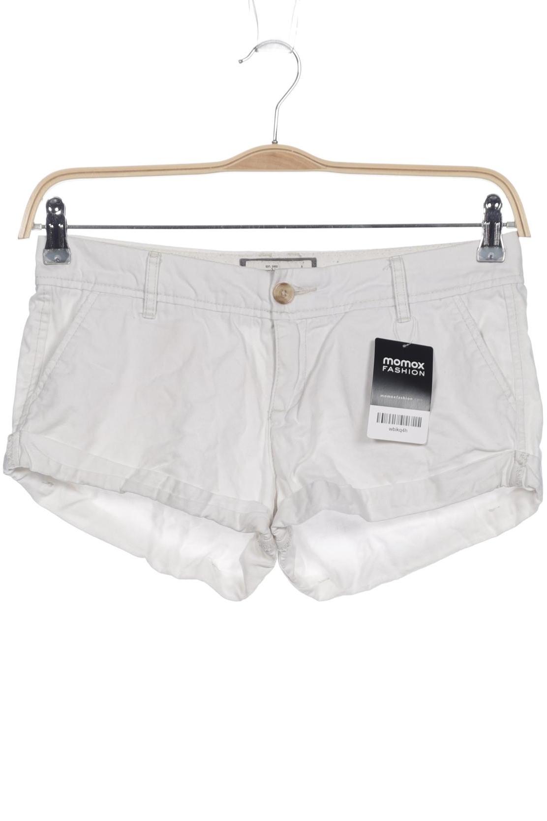 

Abercrombie & Fitch Damen Shorts, weiß, Gr. 4