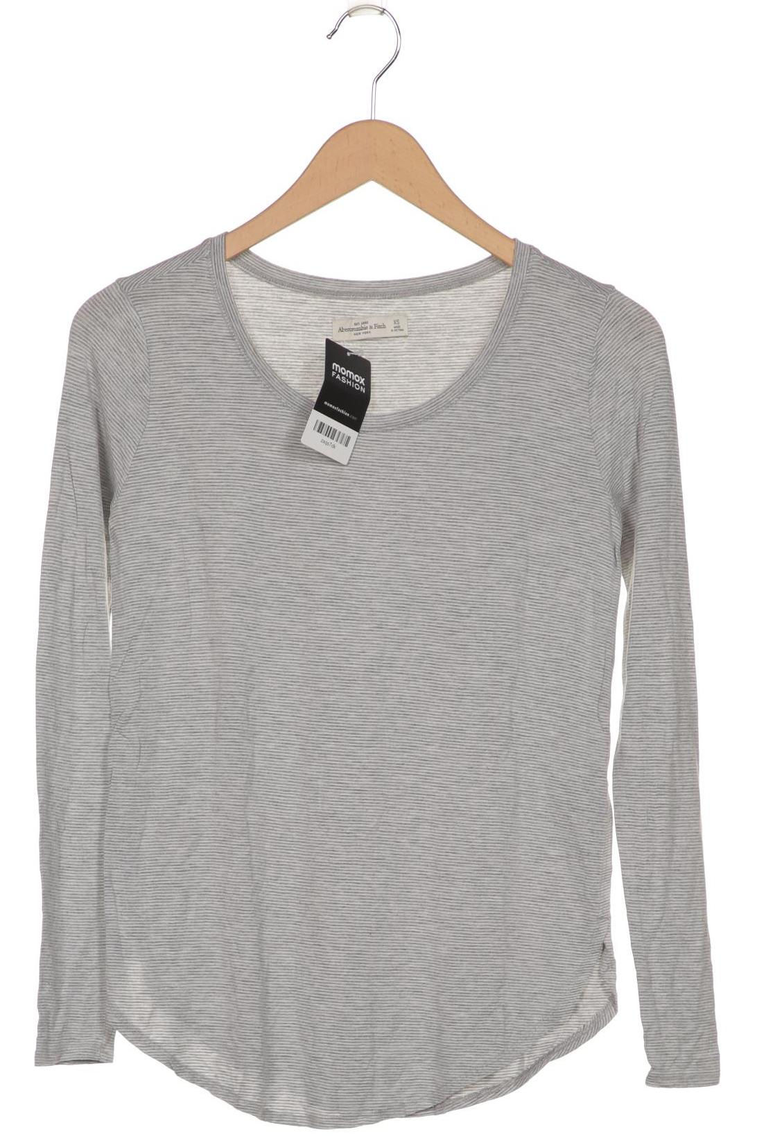 

Abercrombie & Fitch Damen Langarmshirt, grau