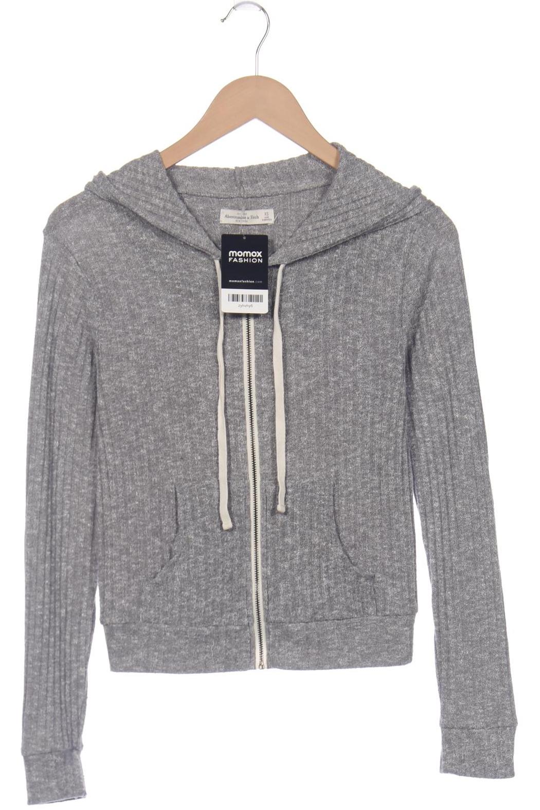 

Abercrombie & Fitch Damen Kapuzenpullover, grau, Gr. 34
