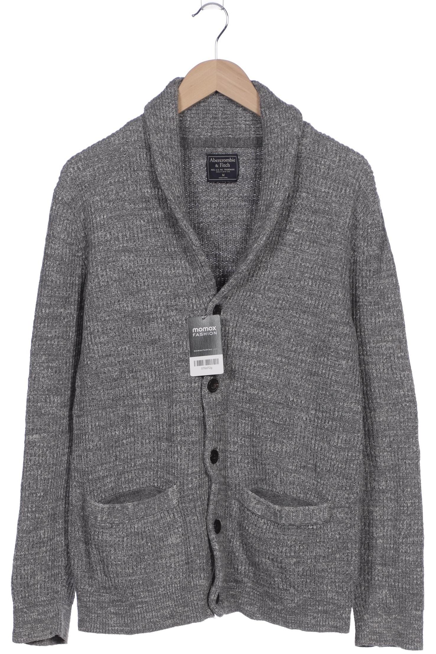 

Abercrombie & Fitch Herren Strickjacke, grau, Gr. 48