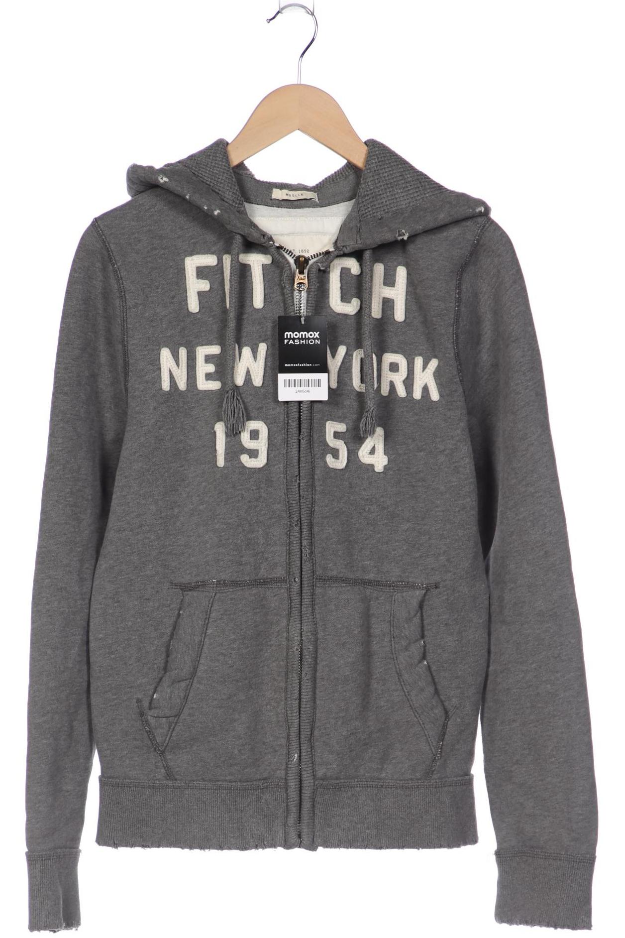 

Abercrombie & Fitch Herren Kapuzenpullover, grau, Gr. 52