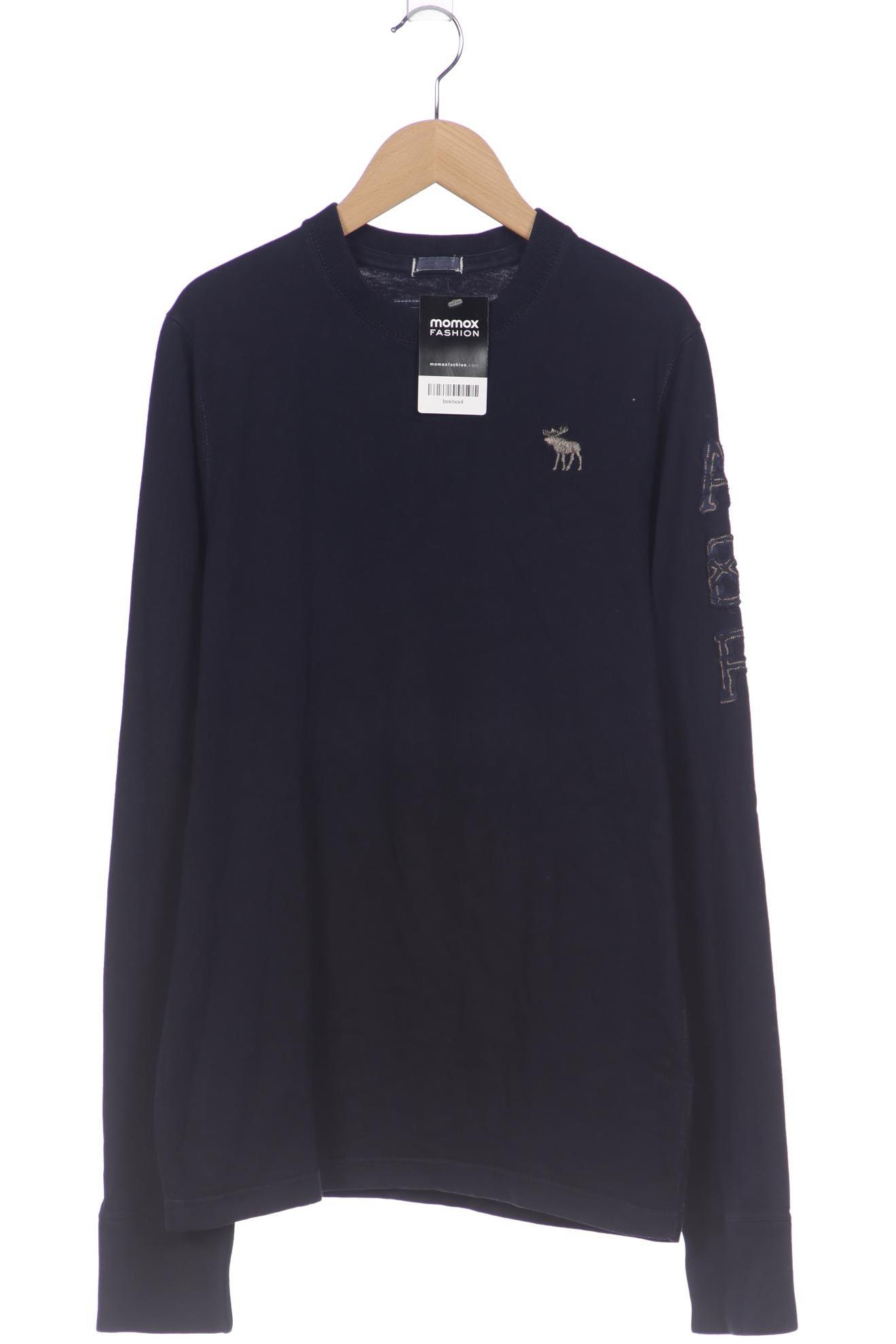 

Abercrombie & Fitch Herren Langarmshirt, marineblau, Gr. 48