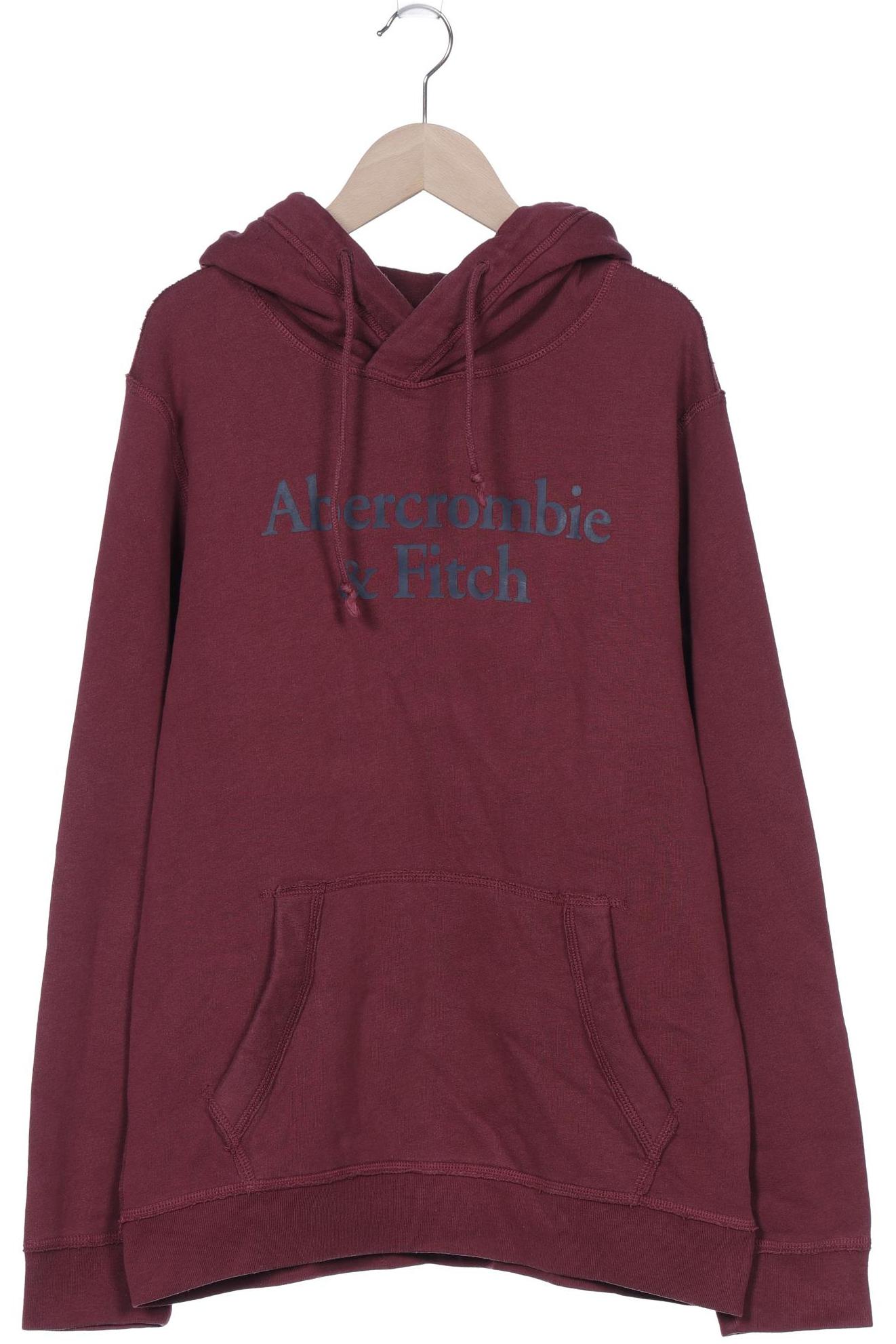 

Abercrombie & Fitch Herren Kapuzenpullover, bordeaux, Gr. 48