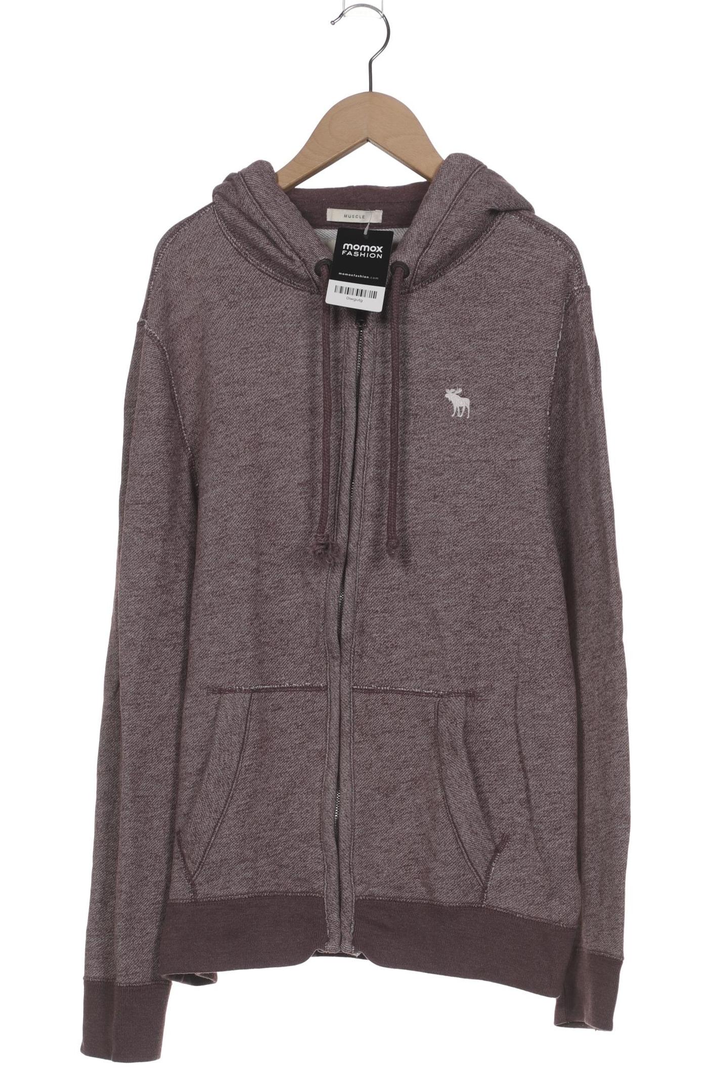 

Abercrombie & Fitch Herren Kapuzenpullover, bordeaux, Gr. 48