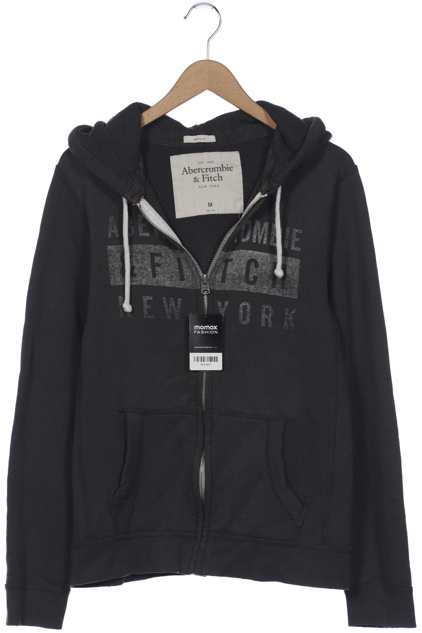 

Abercrombie & Fitch Herren Kapuzenpullover, grau