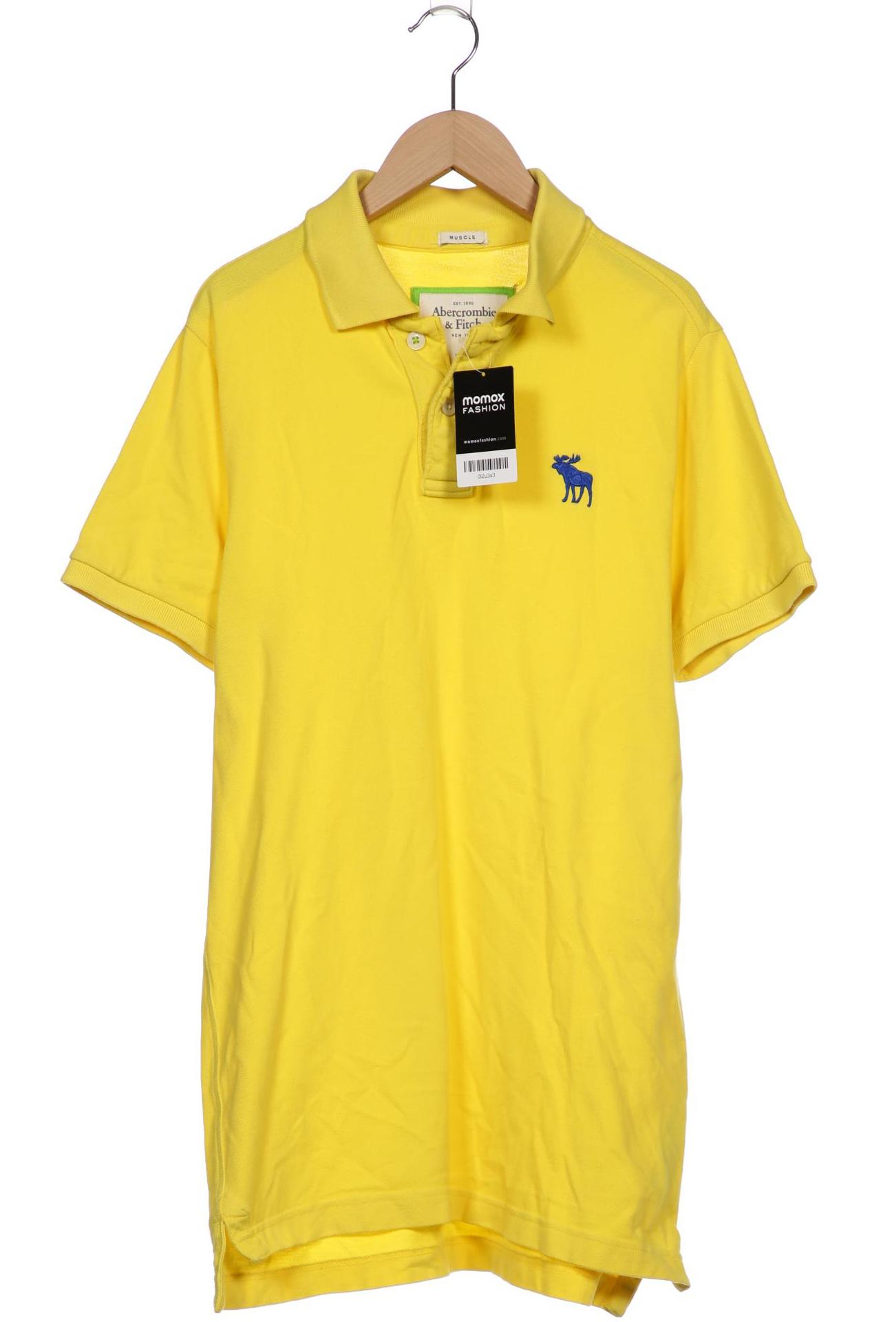 

Abercrombie & Fitch Herren Poloshirt, gelb