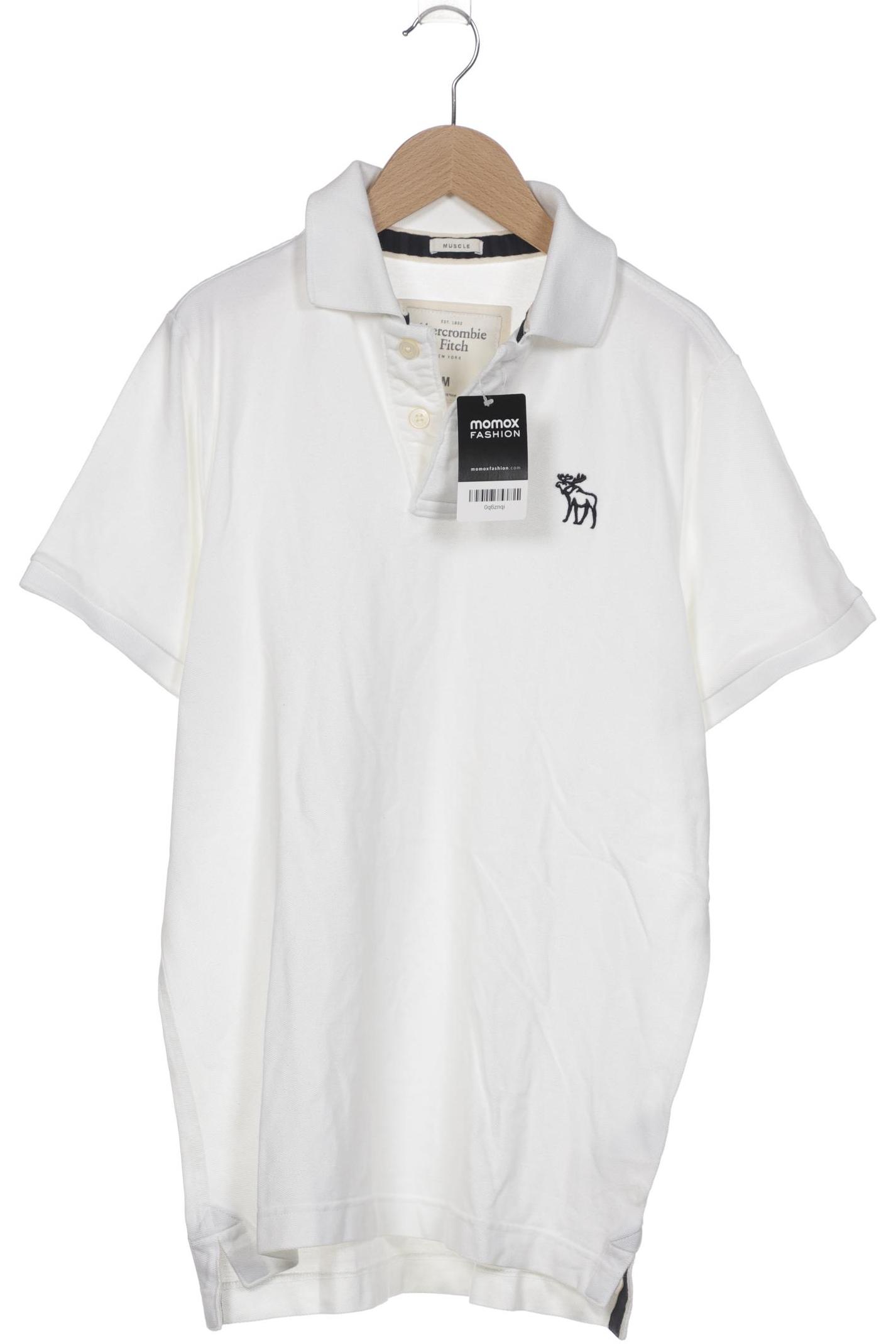 

Abercrombie & Fitch Herren Poloshirt, weiß, Gr. 48