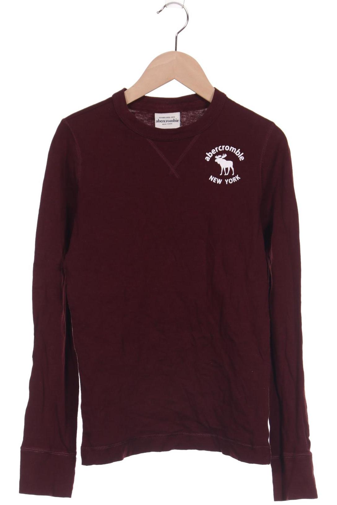 

Abercrombie & Fitch Herren Langarmshirt, bordeaux