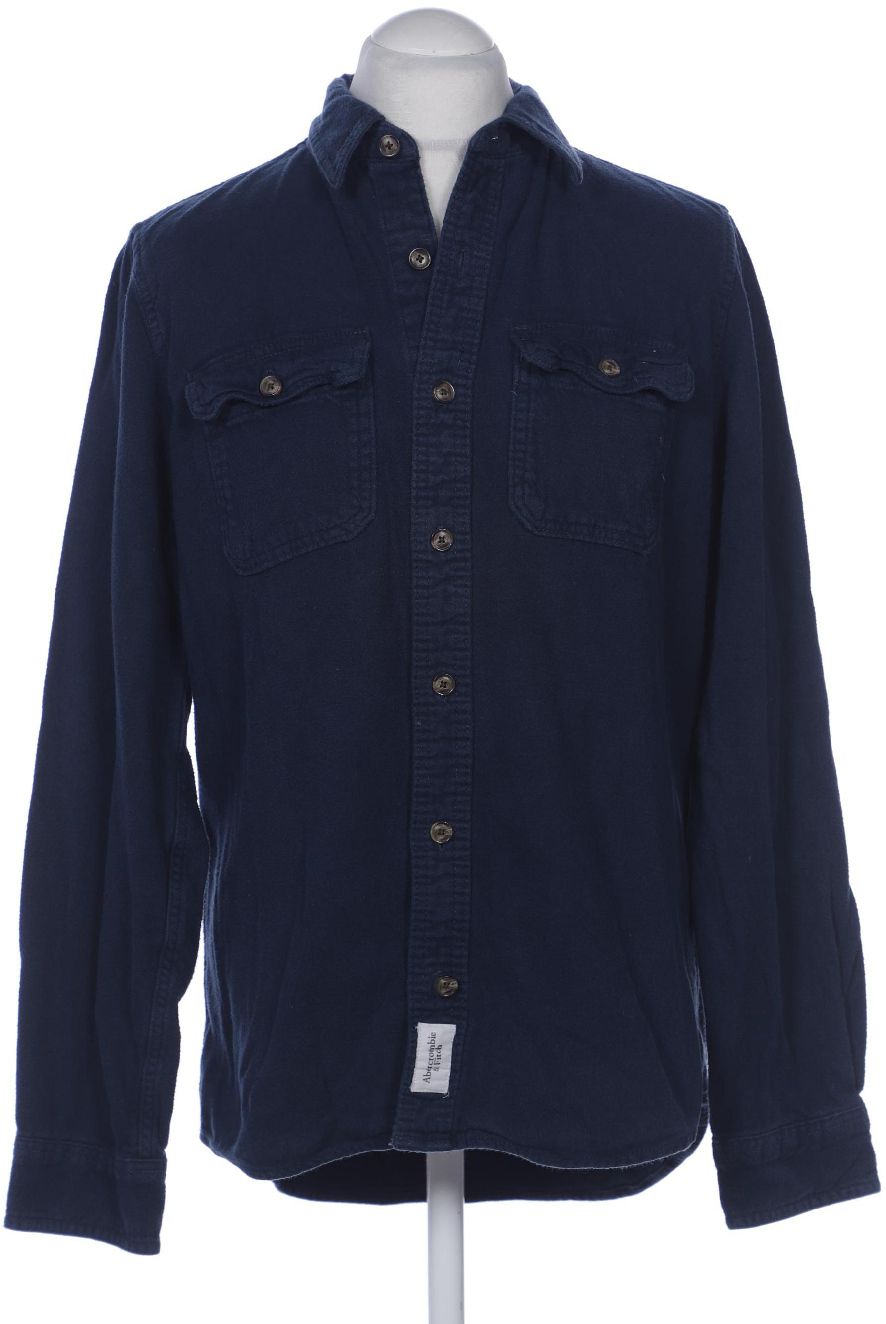 

Abercrombie & Fitch Herren Hemd, marineblau, Gr. 54