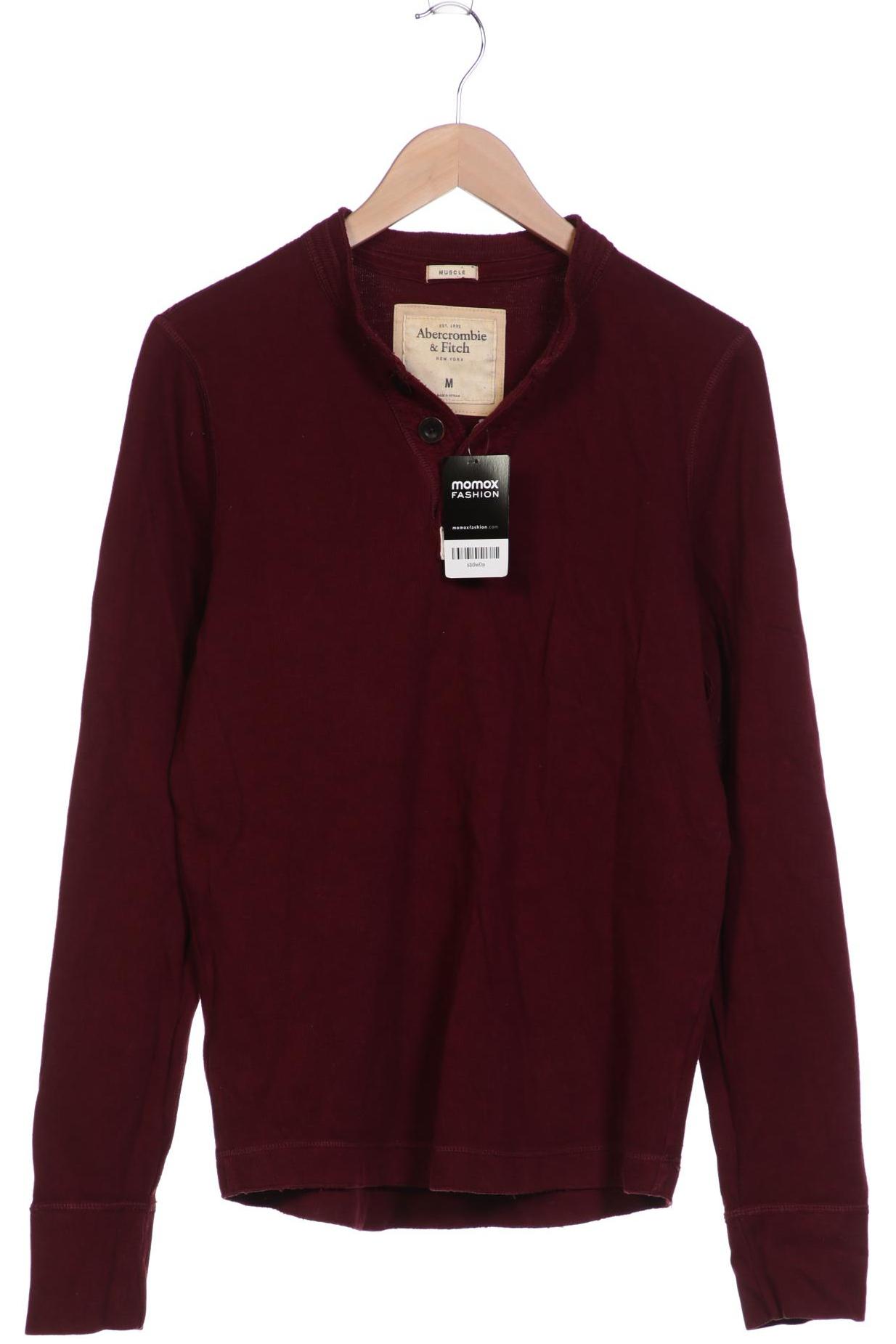 

Abercrombie & Fitch Herren Langarmshirt, bordeaux, Gr. 48