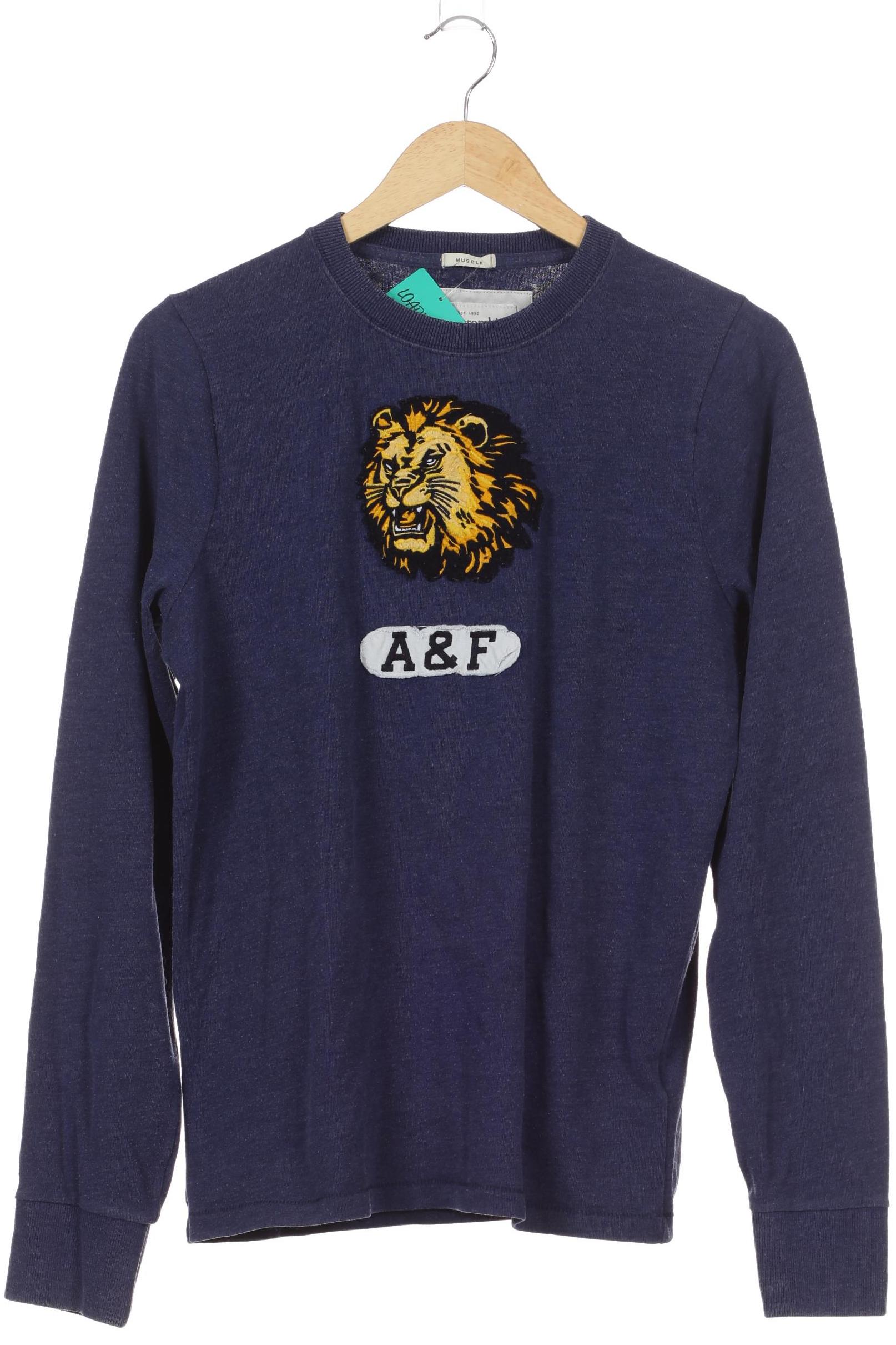 

Abercrombie & Fitch Herren Langarmshirt, blau, Gr. 48