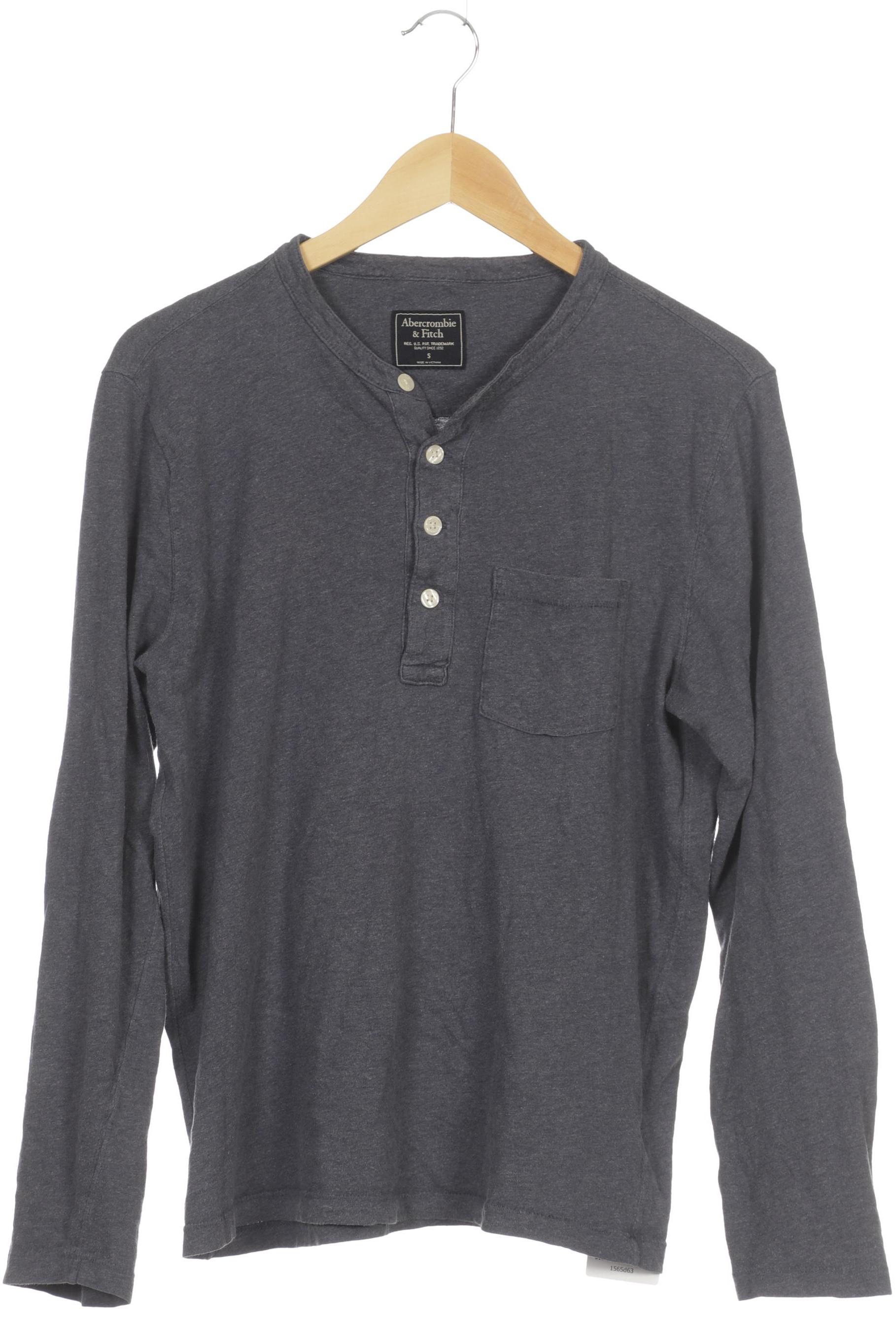 

Abercrombie & Fitch Herren Langarmshirt, blau, Gr.