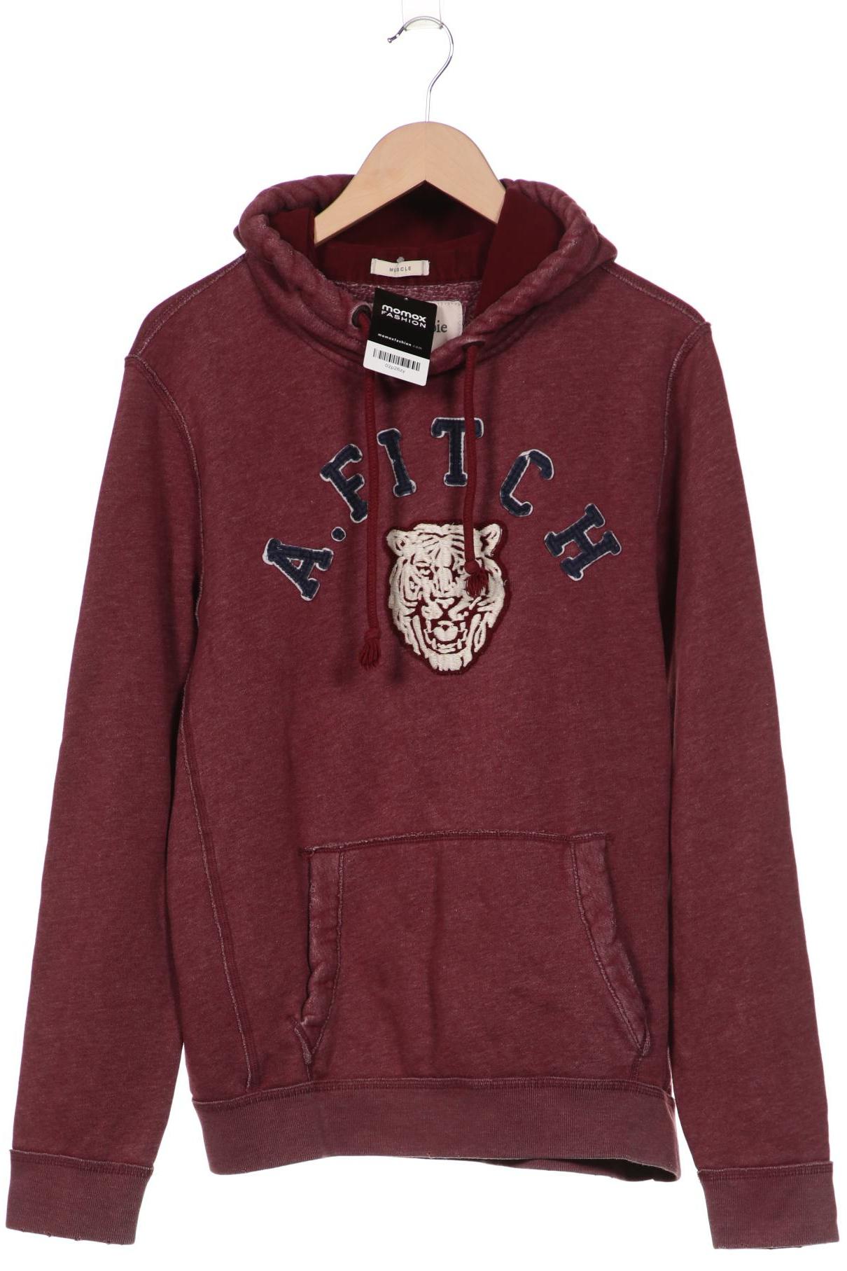 

Abercrombie & Fitch Herren Kapuzenpullover, bordeaux, Gr. 52