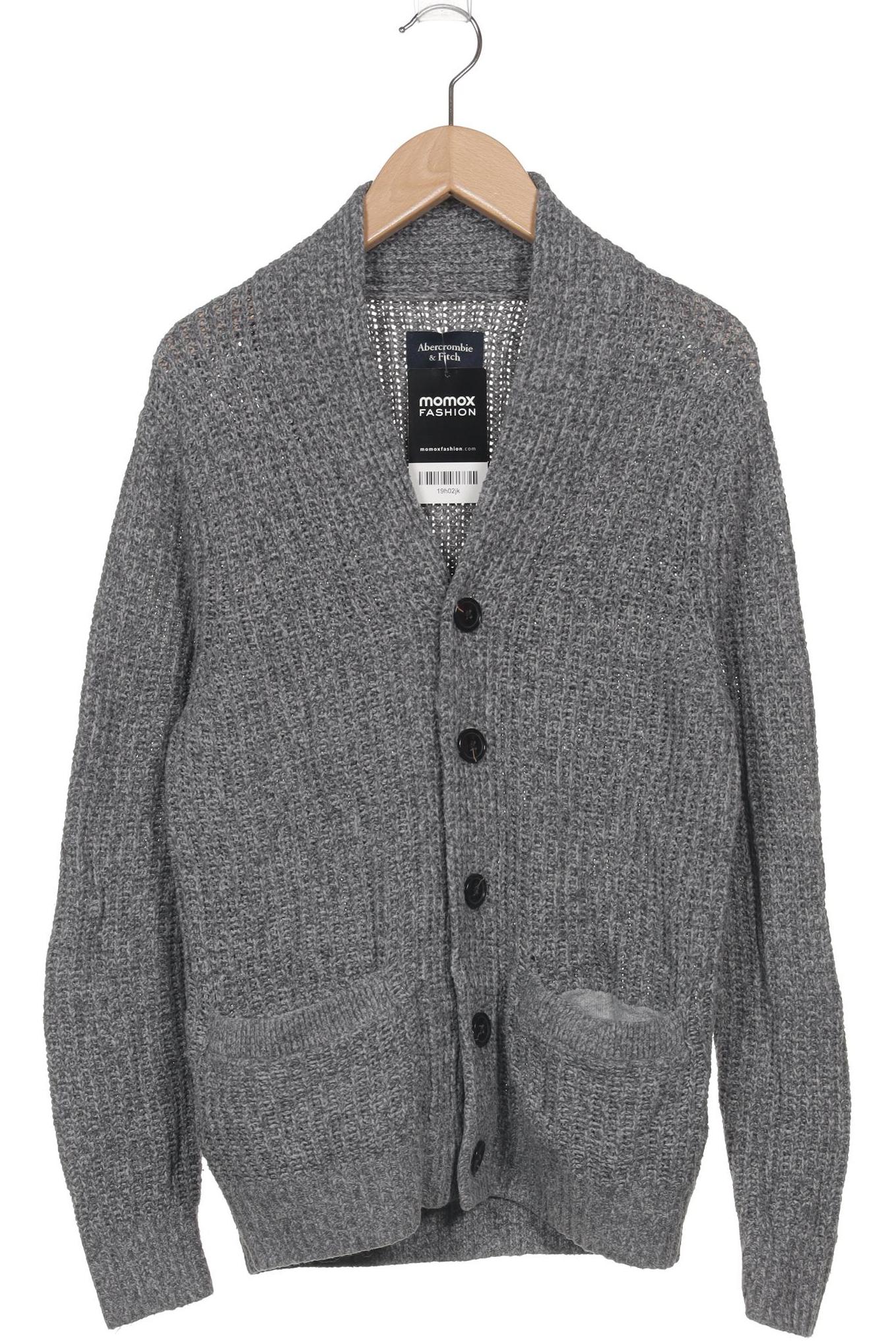 

Abercrombie & Fitch Herren Strickjacke, grau, Gr. 44