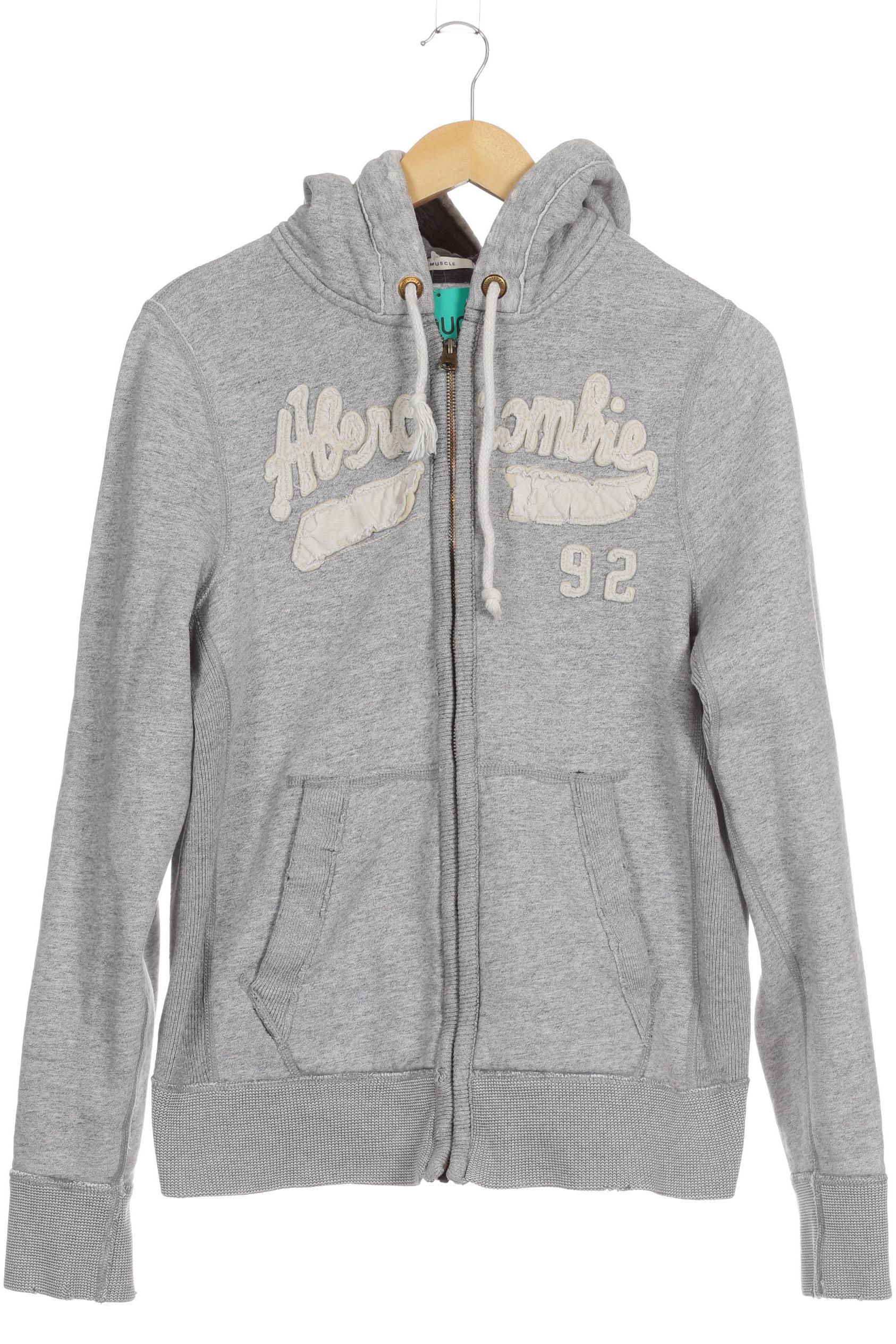

Abercrombie & Fitch Herren Kapuzenpullover, grau, Gr.