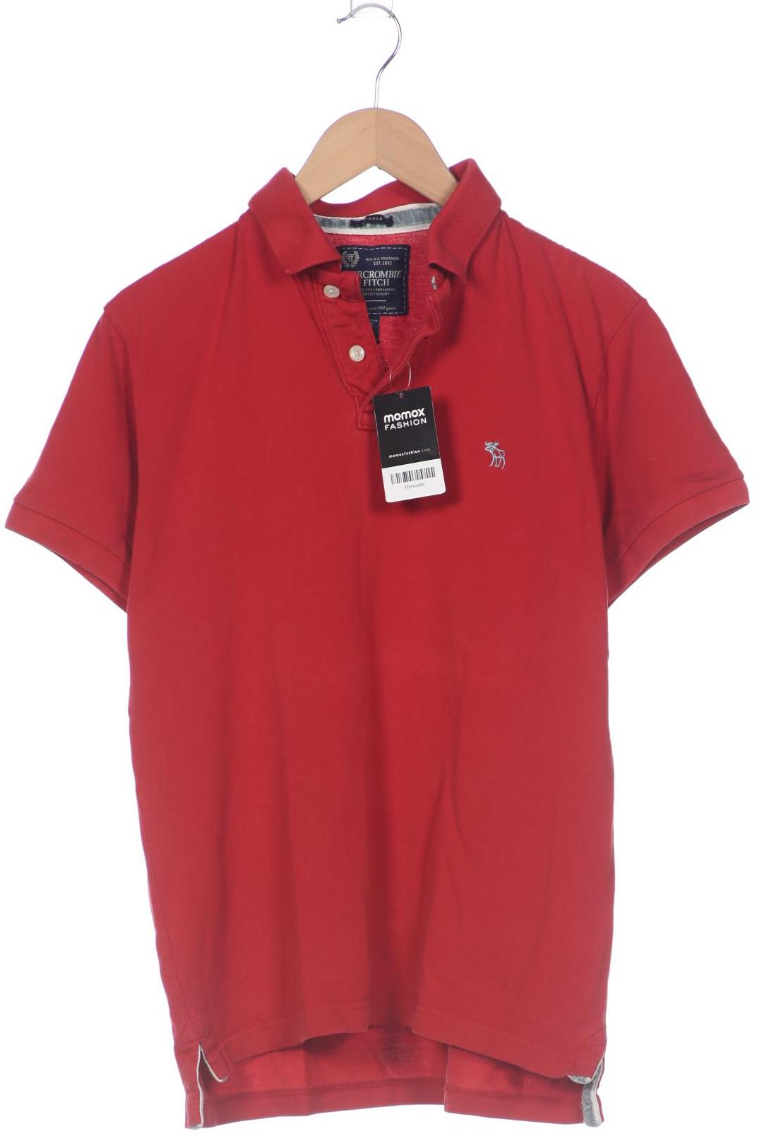 

Abercrombie & Fitch Herren Poloshirt, rot, Gr. 48