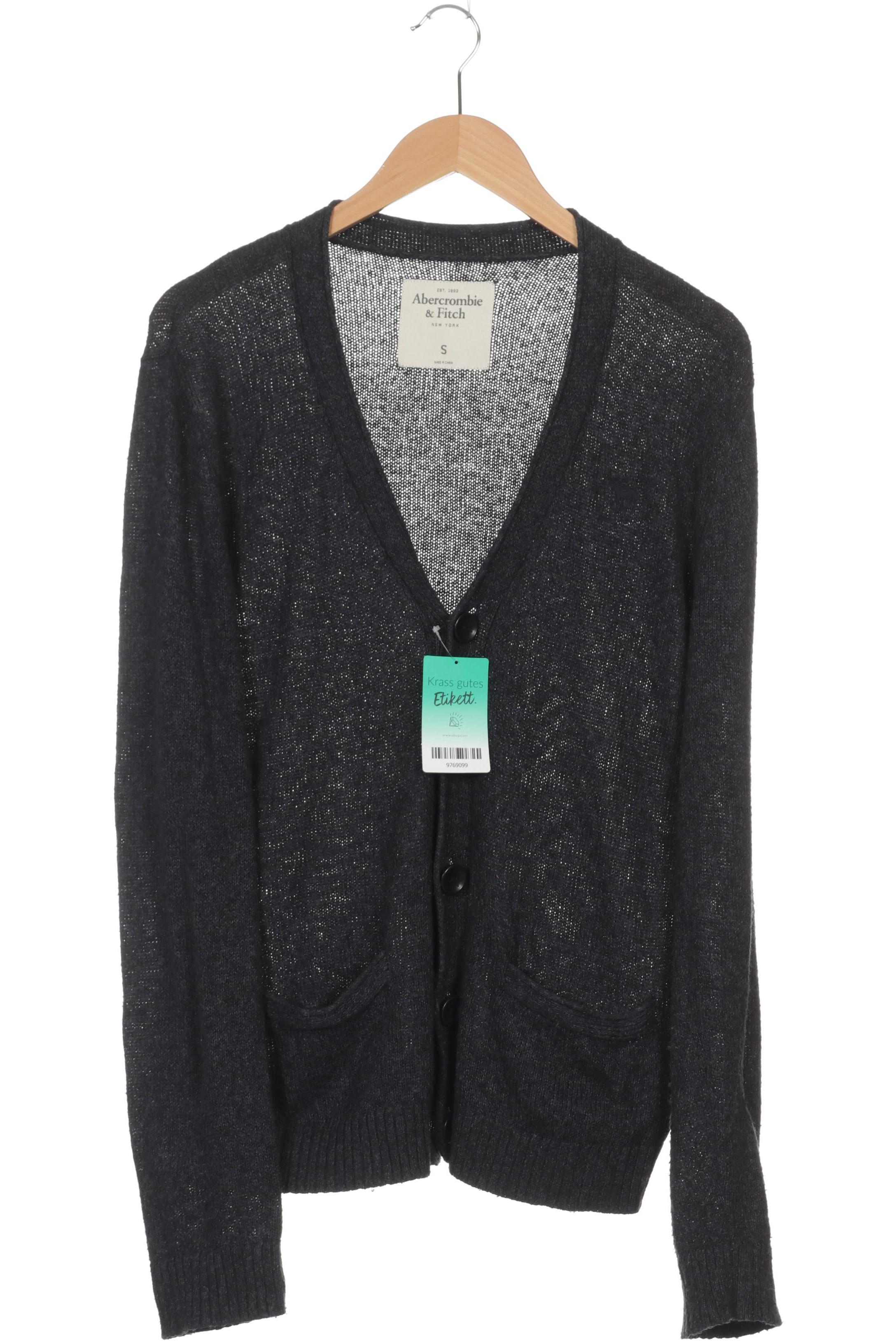 

Abercrombie & Fitch Herren Strickjacke, blau, Gr. 46