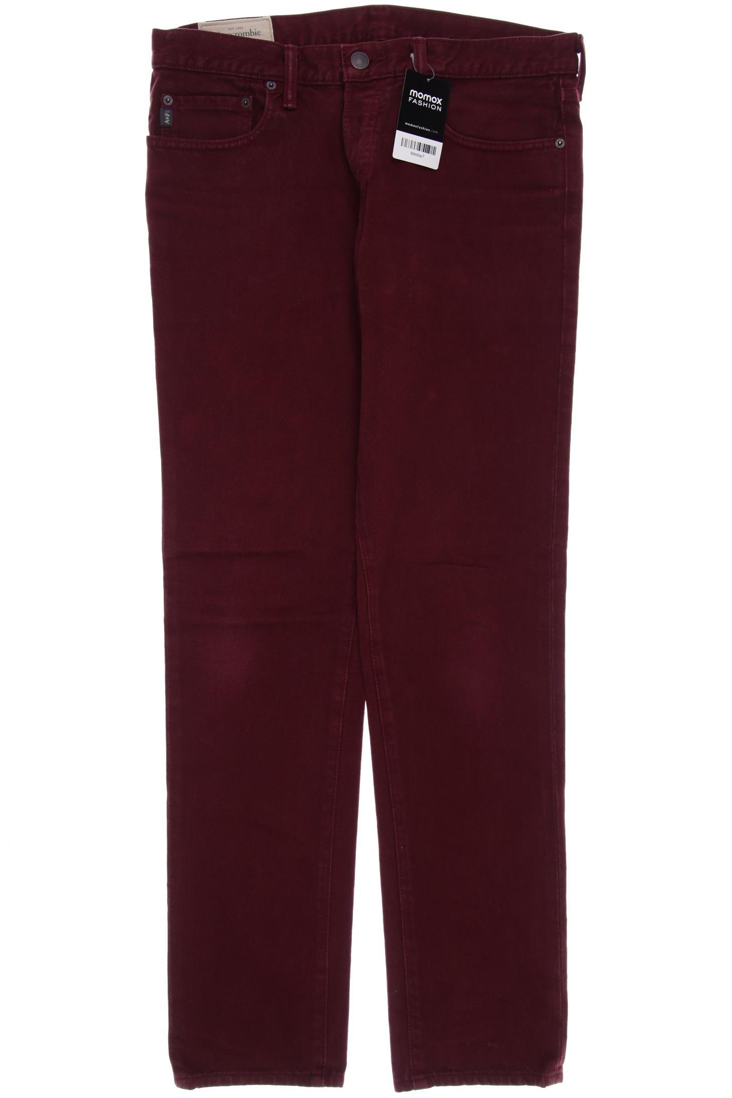 

Abercrombie & Fitch Herren Jeans, bordeaux