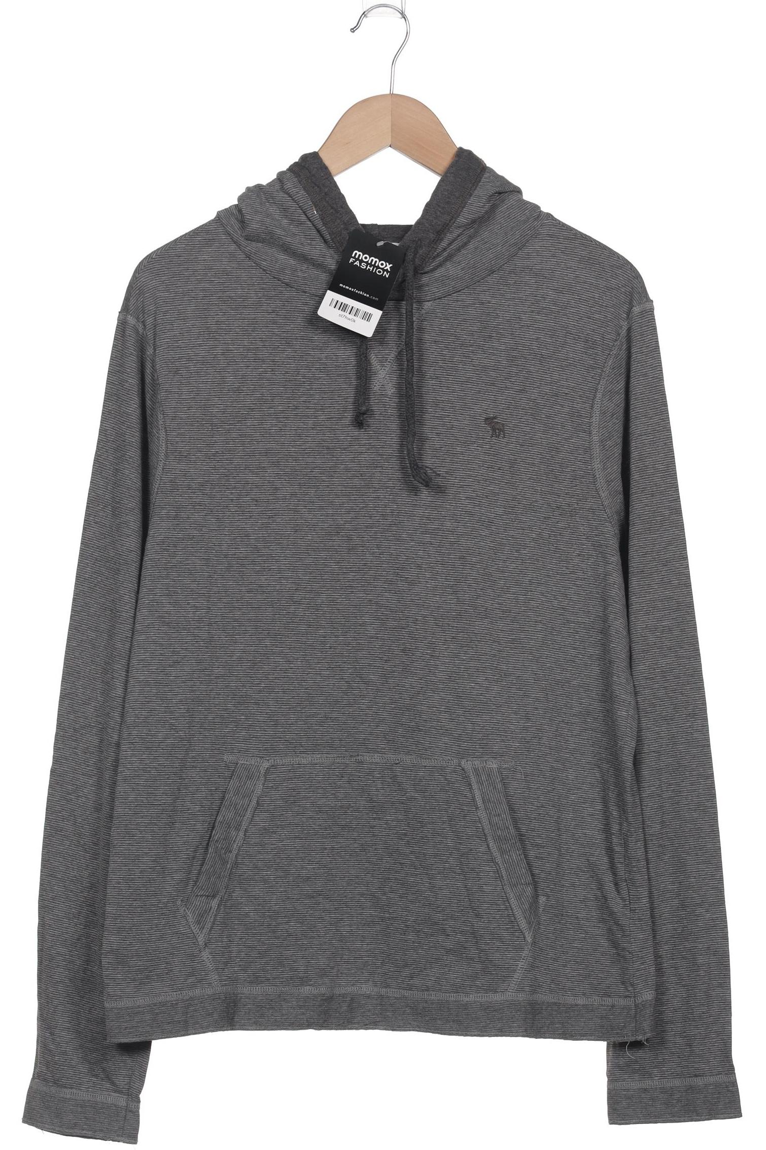 

Abercrombie & Fitch Herren Kapuzenpullover, grau, Gr. 48