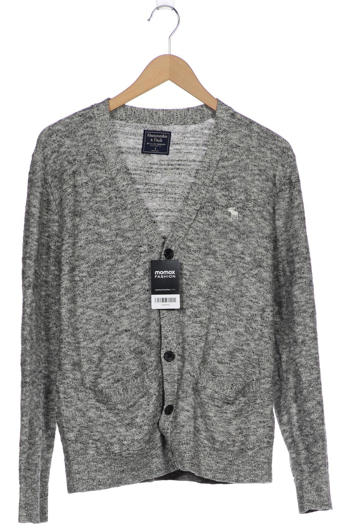 

Abercrombie & Fitch Herren Strickjacke, grau