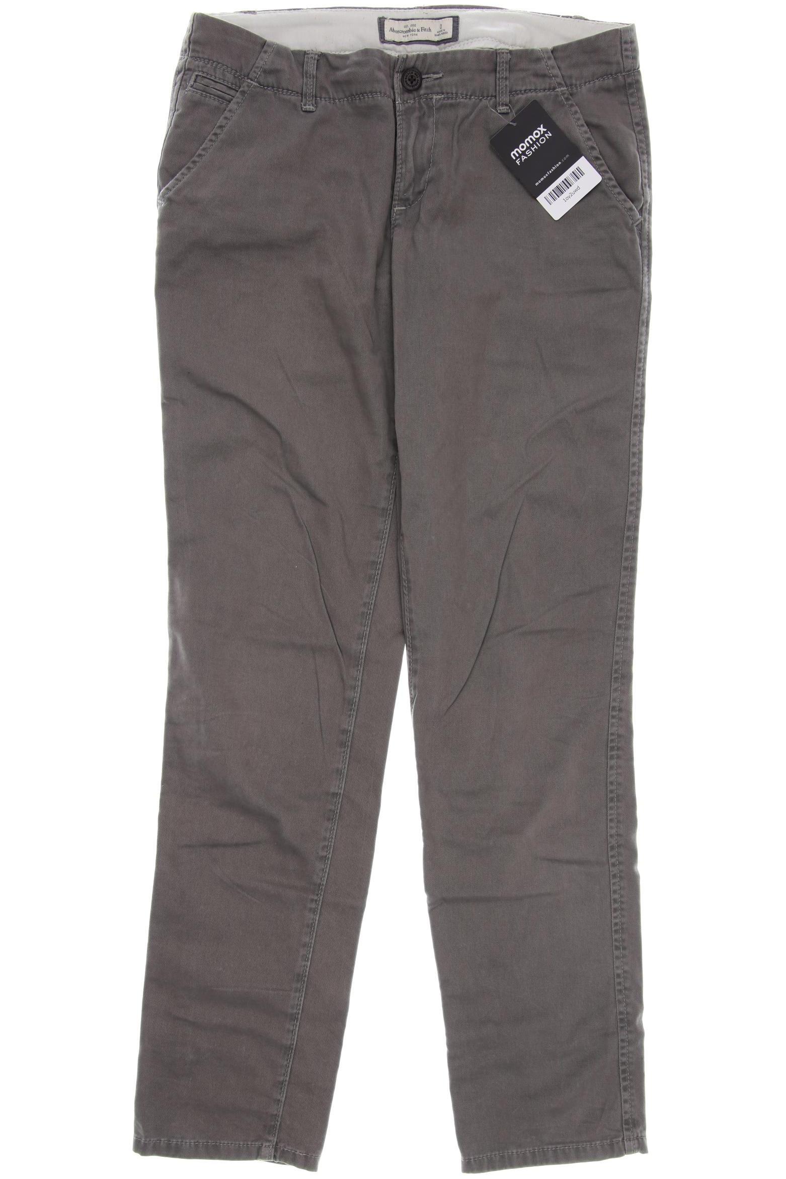 

Abercrombie & Fitch Herren Stoffhose, grau, Gr. 0