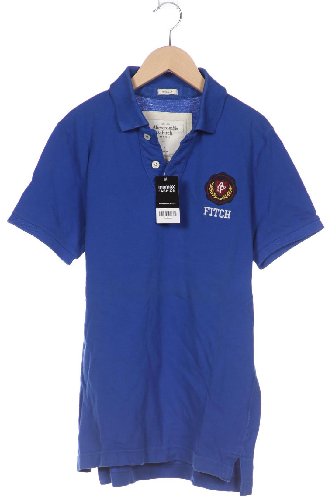 

Abercrombie & Fitch Herren Poloshirt, blau