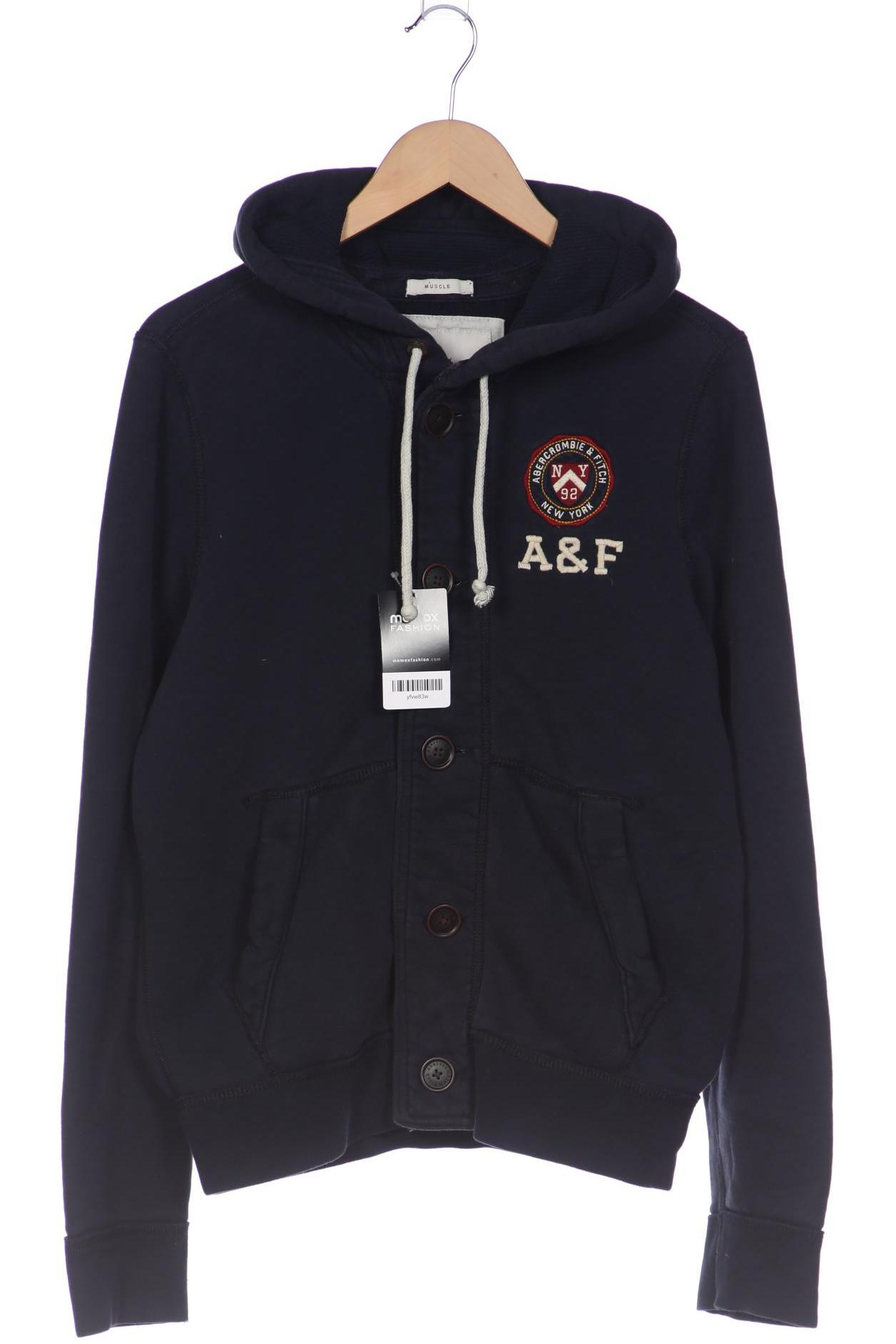 

Abercrombie & Fitch Herren Kapuzenpullover, marineblau, Gr. 48