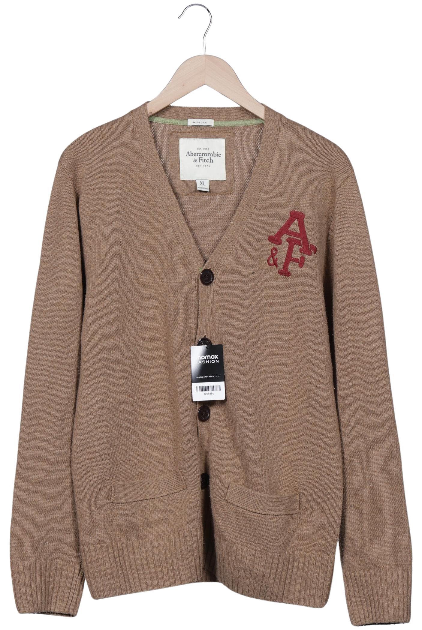 

Abercrombie & Fitch Herren Strickjacke, beige, Gr. 54