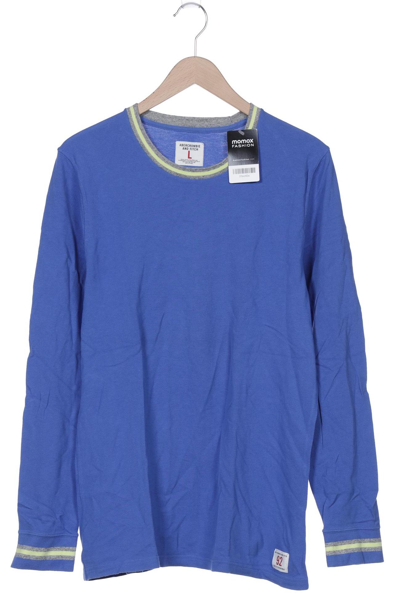 

Abercrombie & Fitch Herren Langarmshirt, blau, Gr. 52
