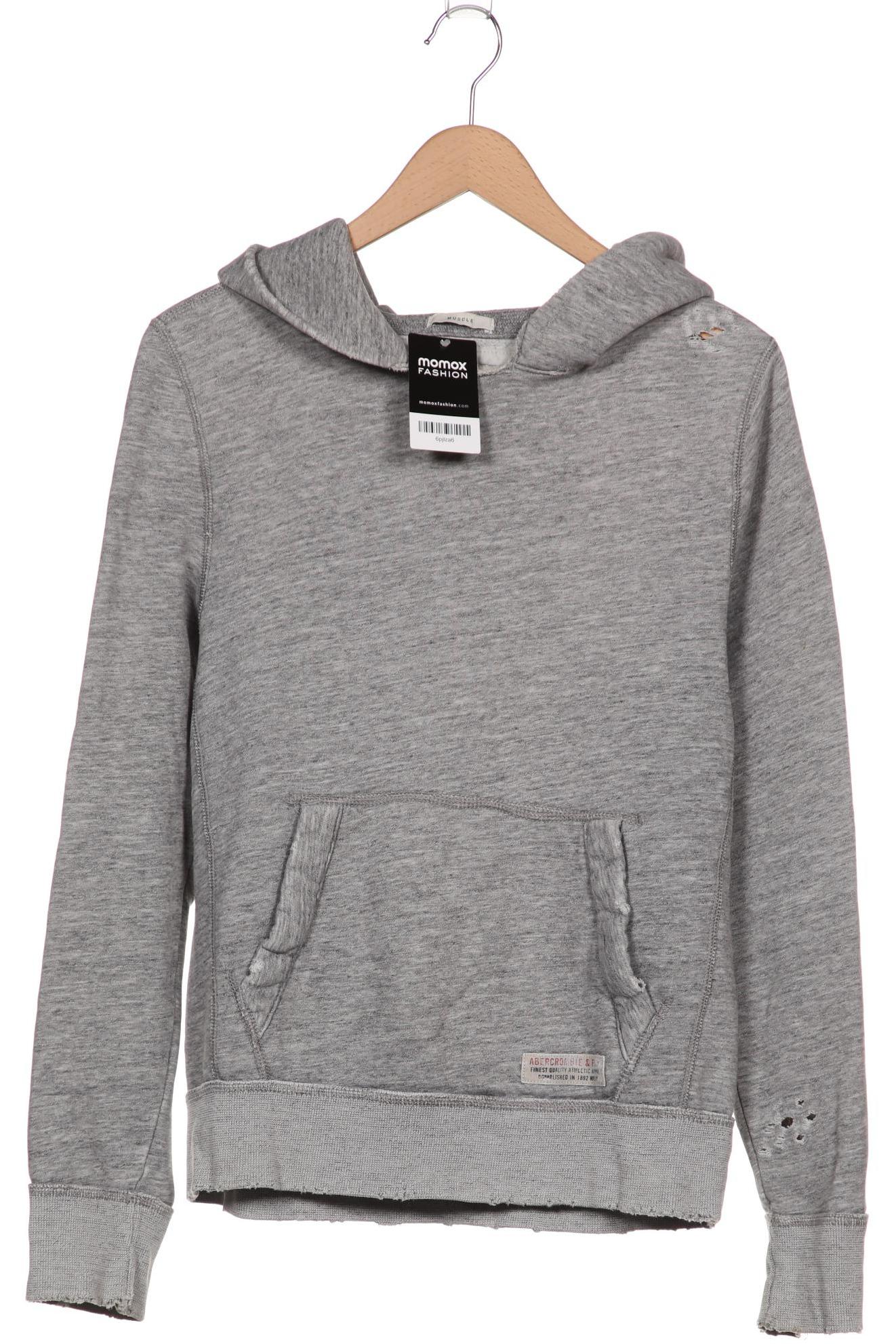 

Abercrombie & Fitch Herren Kapuzenpullover, grau, Gr. 52