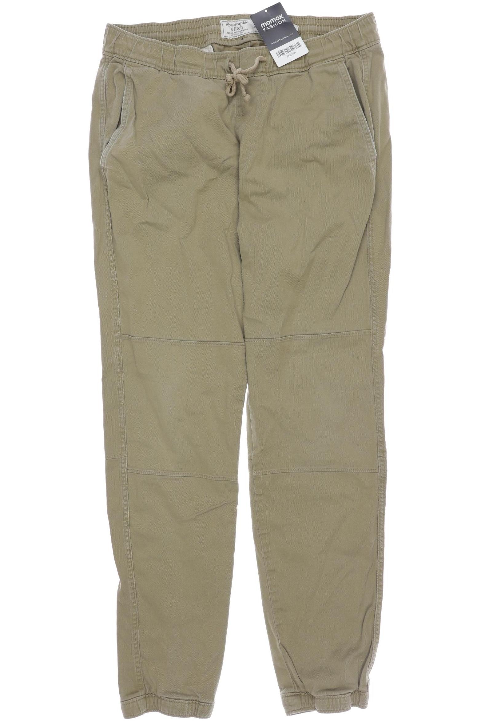 

Abercrombie & Fitch Herren Stoffhose, beige, Gr. 0