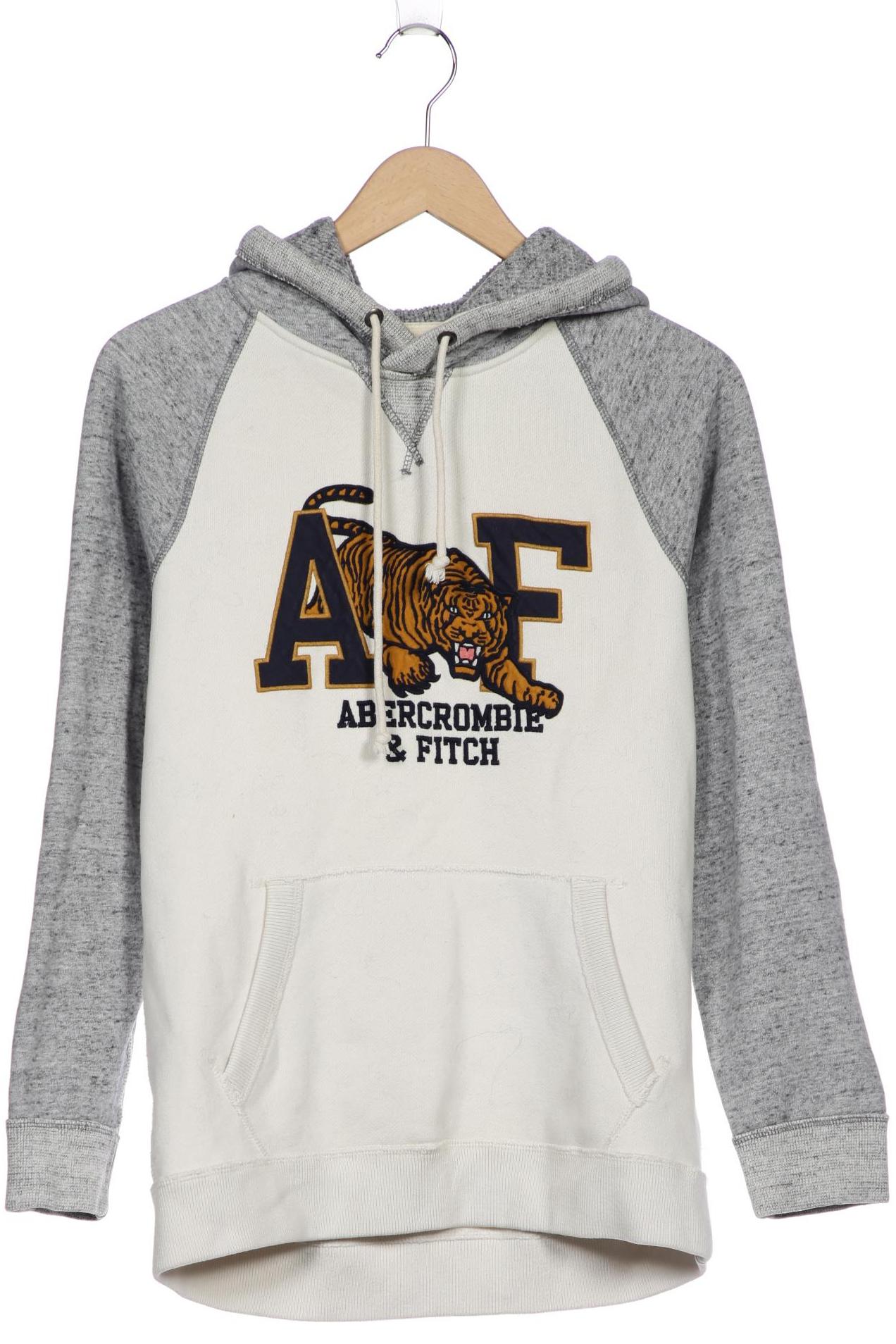 

Abercrombie & Fitch Herren Kapuzenpullover, cremeweiß