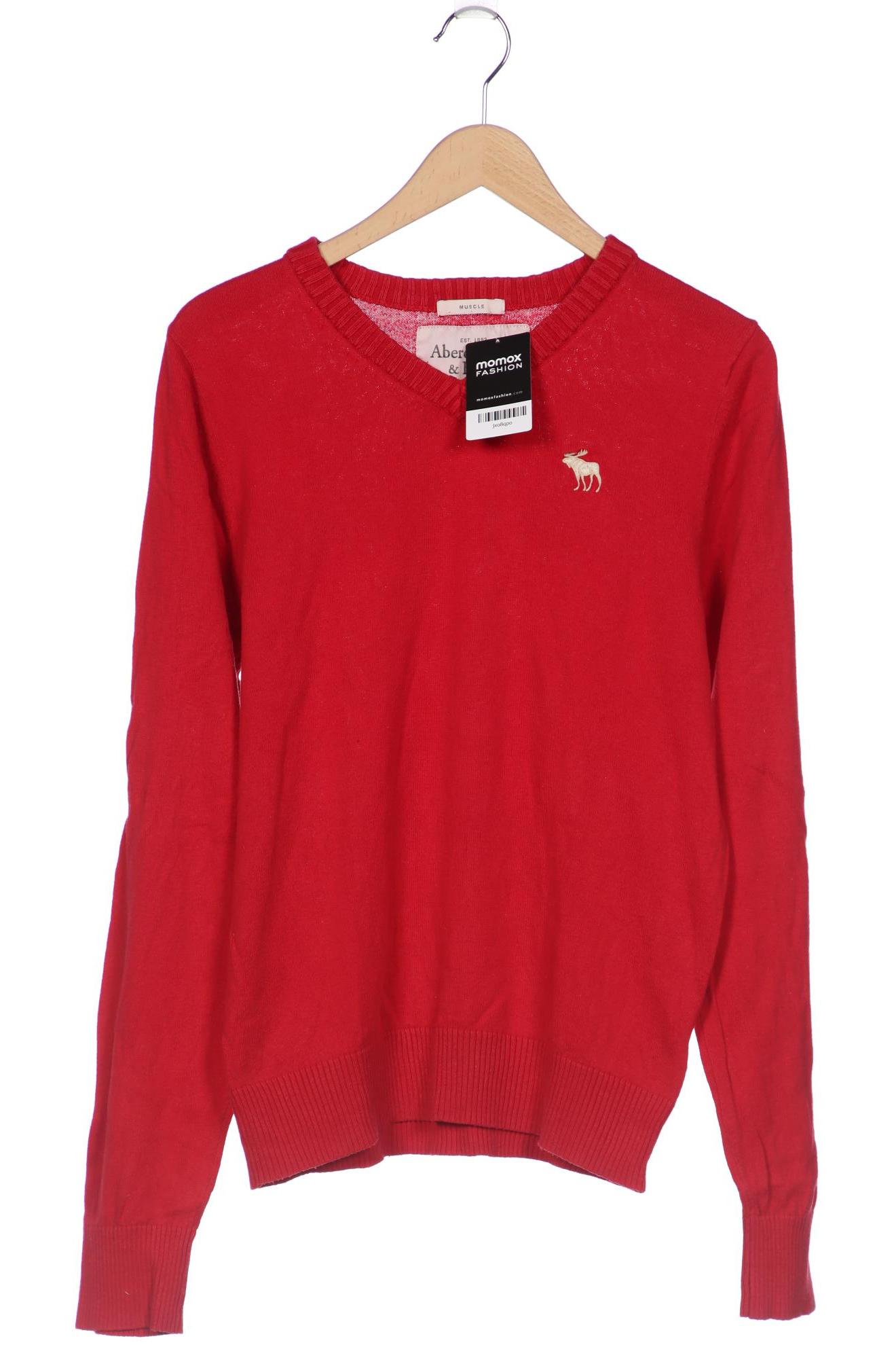 

Abercrombie & Fitch Herren Pullover, rot, Gr. 48