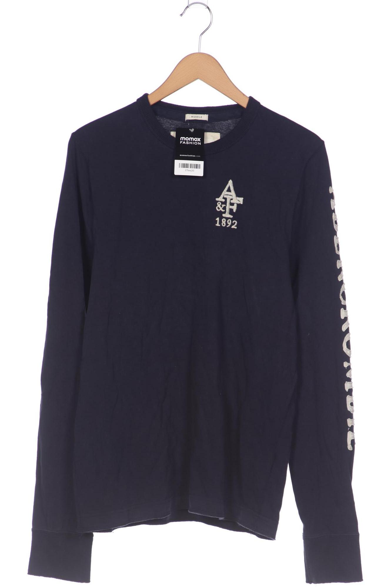 

Abercrombie & Fitch Herren Langarmshirt, marineblau, Gr. 54