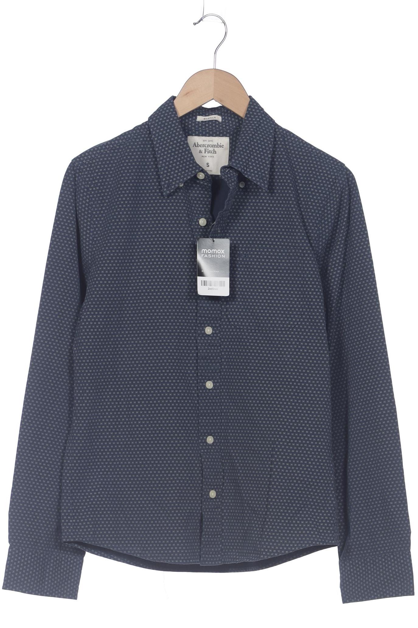 

Abercrombie & Fitch Herren Hemd, marineblau, Gr. 46